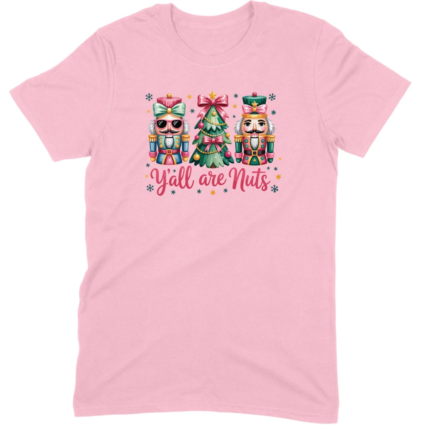 Pastel Nutcracker Y’all Are Nuts Tee