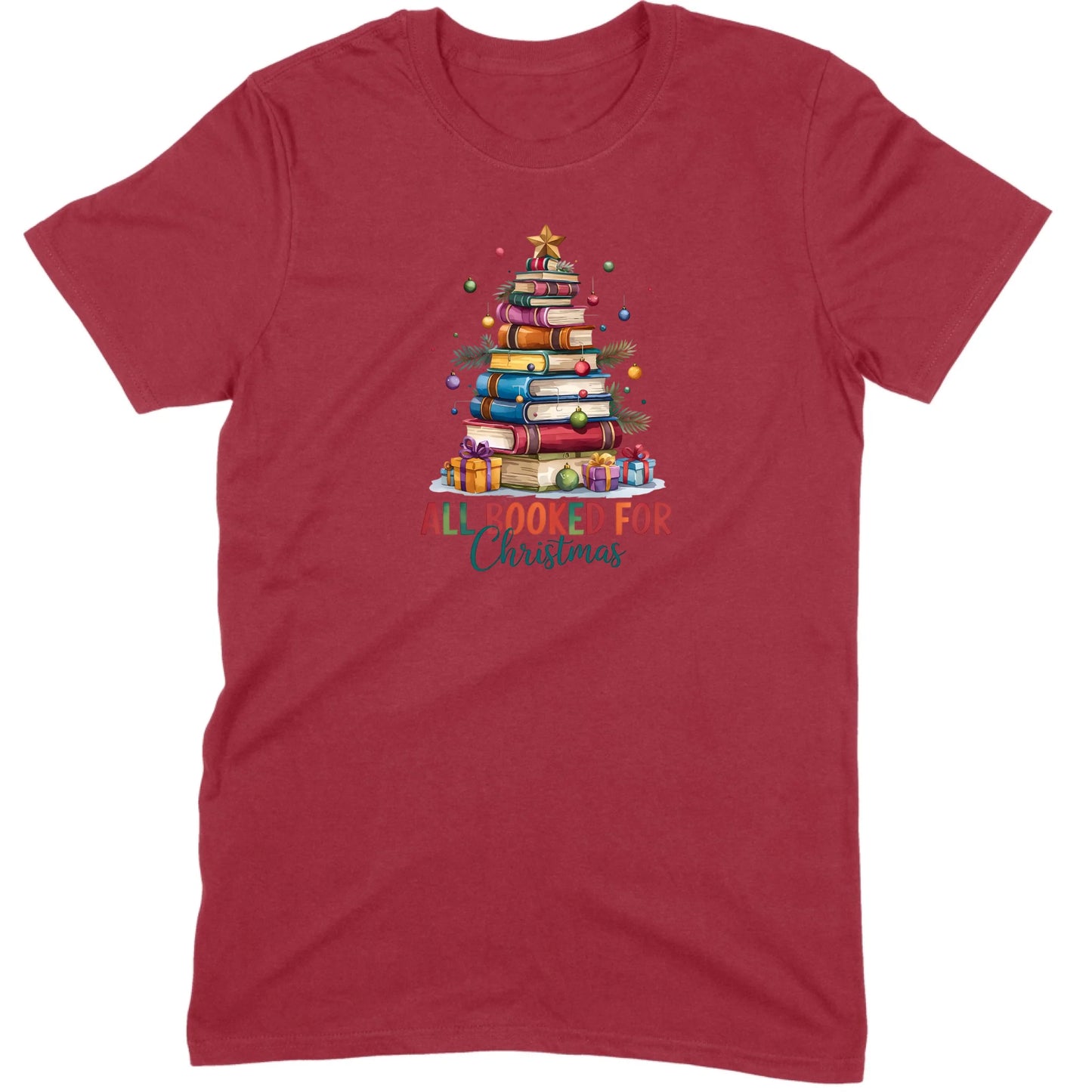 All Booked for Christmas Tee