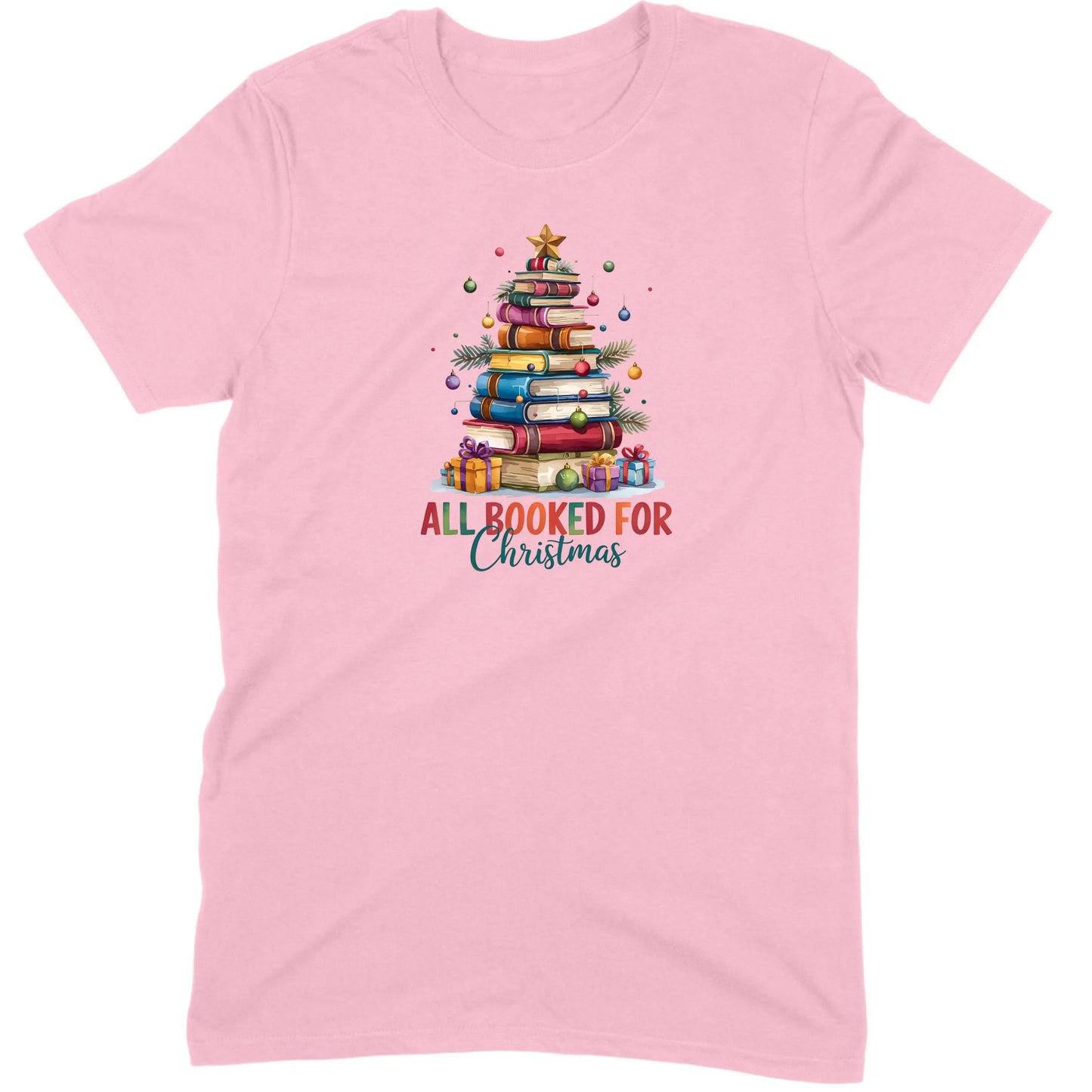 All Booked for Christmas Tee