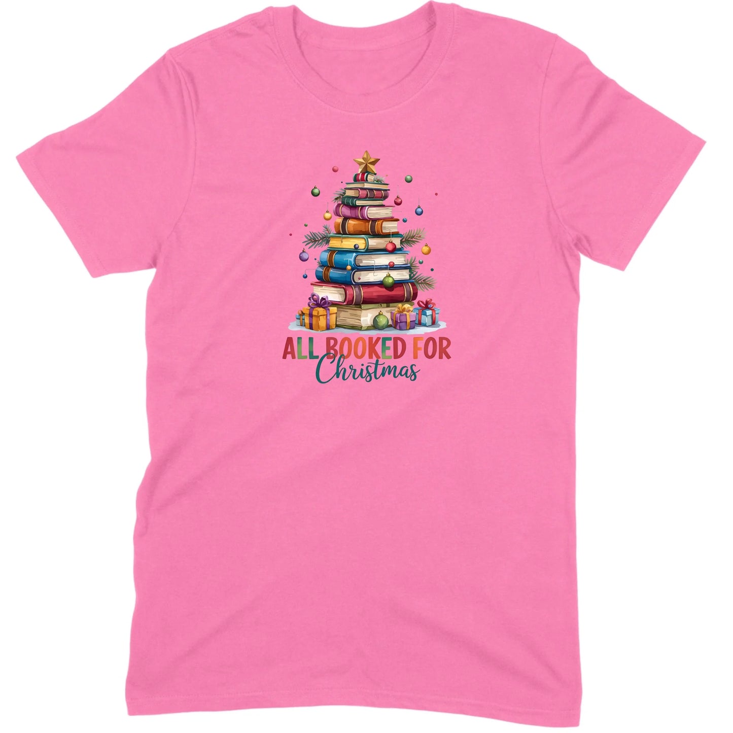 All Booked for Christmas Tee