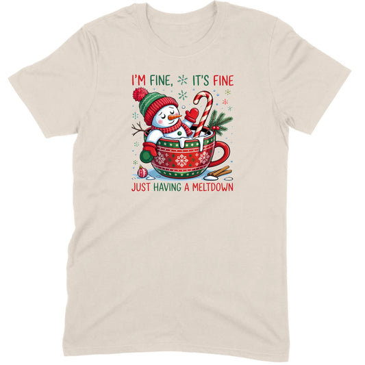 Snowman Meltdown Tee