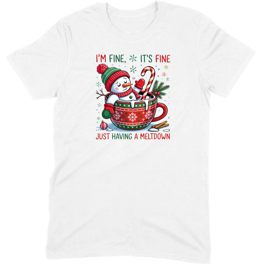 Snowman Meltdown Tee