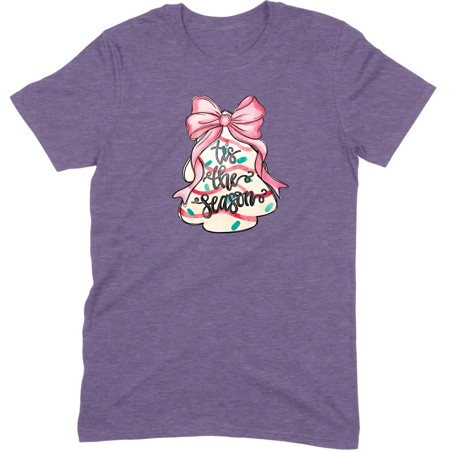’Tis The Season Bow Tree Tee