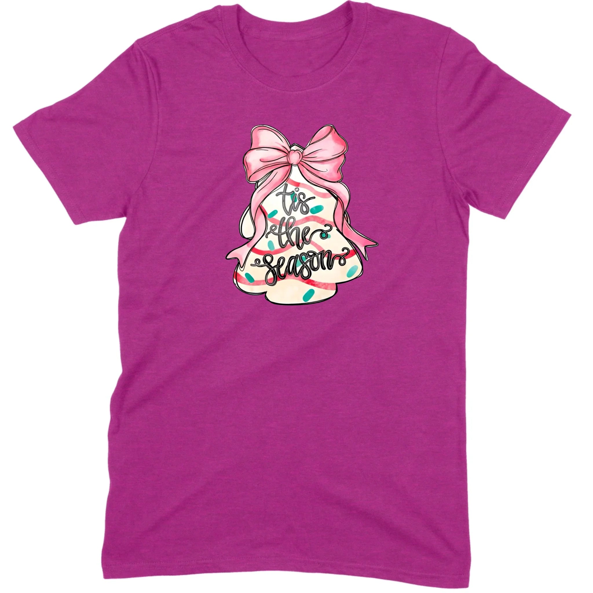 ’Tis The Season Bow Tree Tee