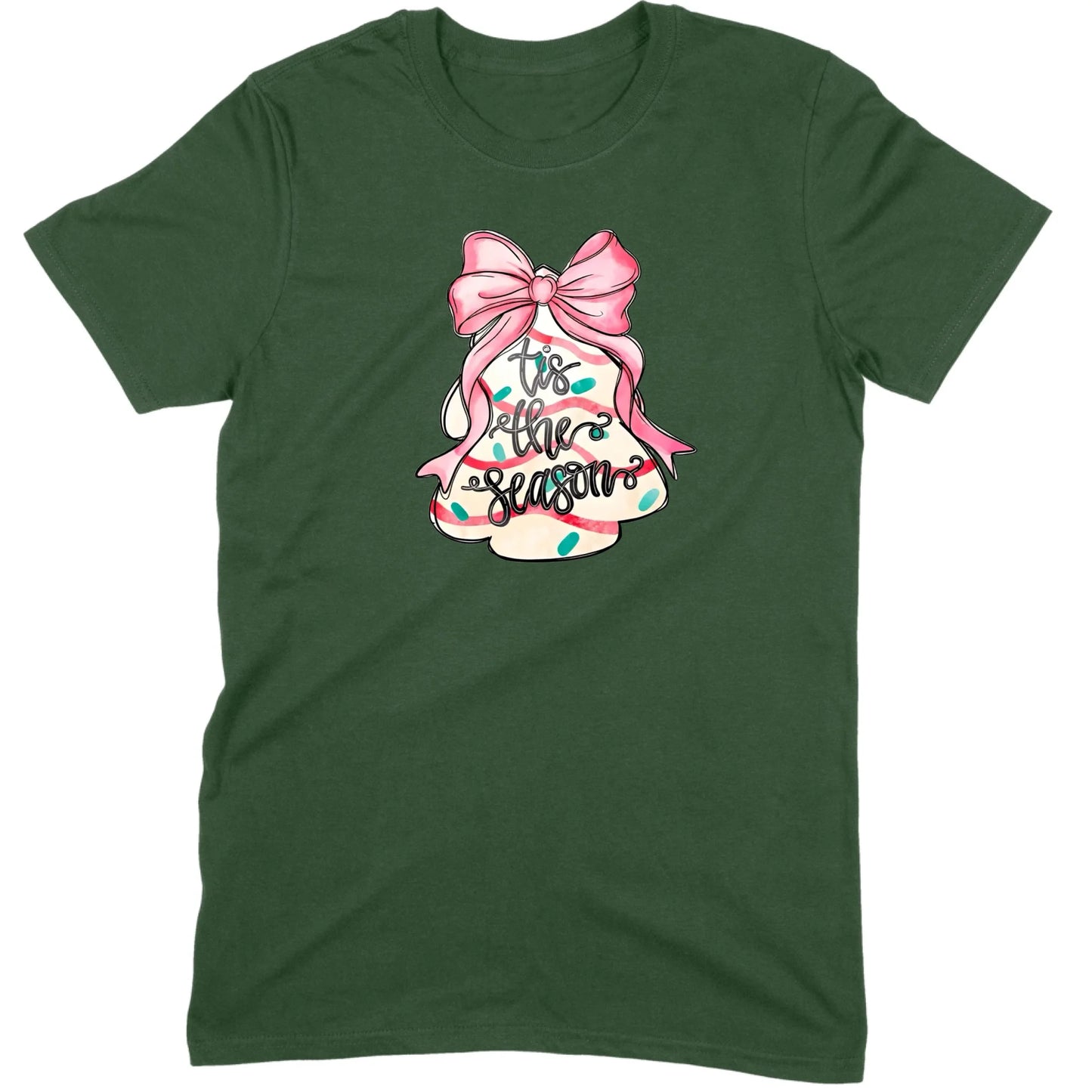 ’Tis The Season Bow Tree Tee