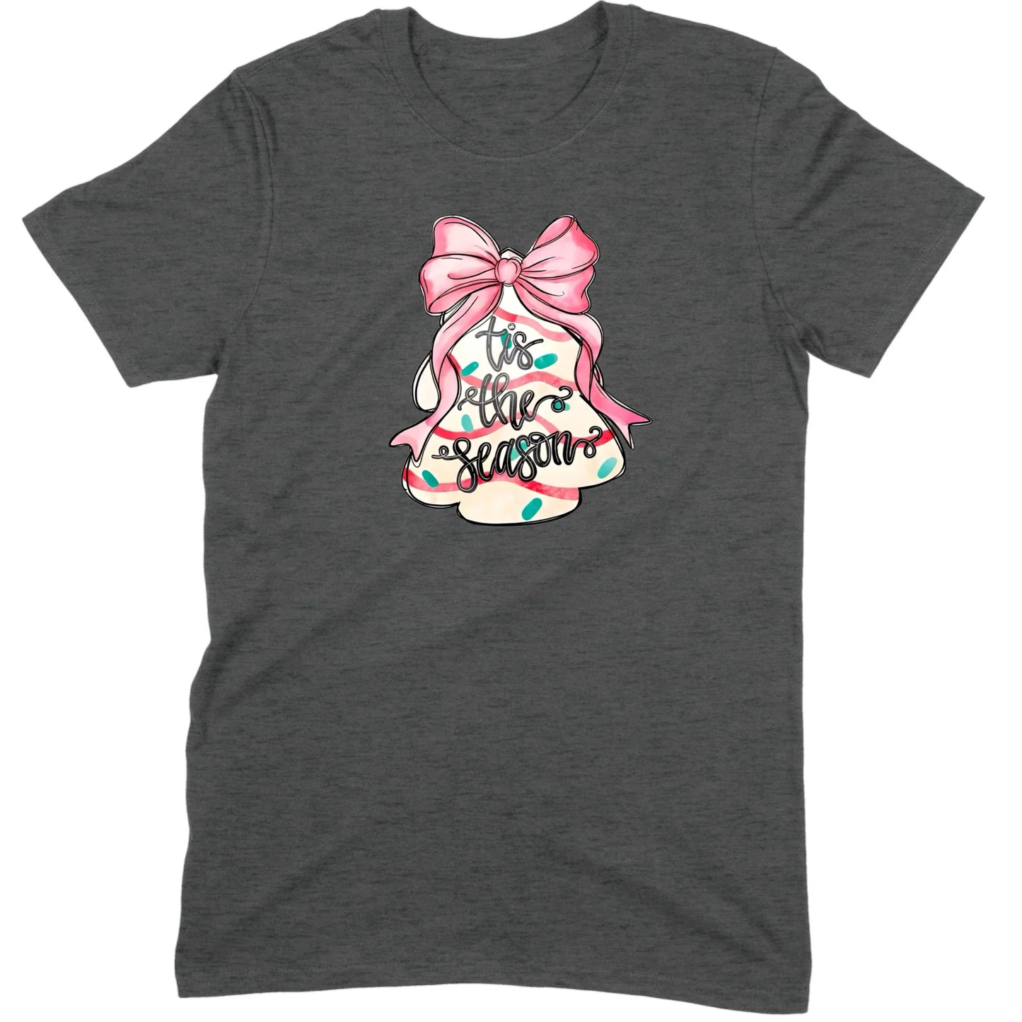 ’Tis The Season Bow Tree Tee
