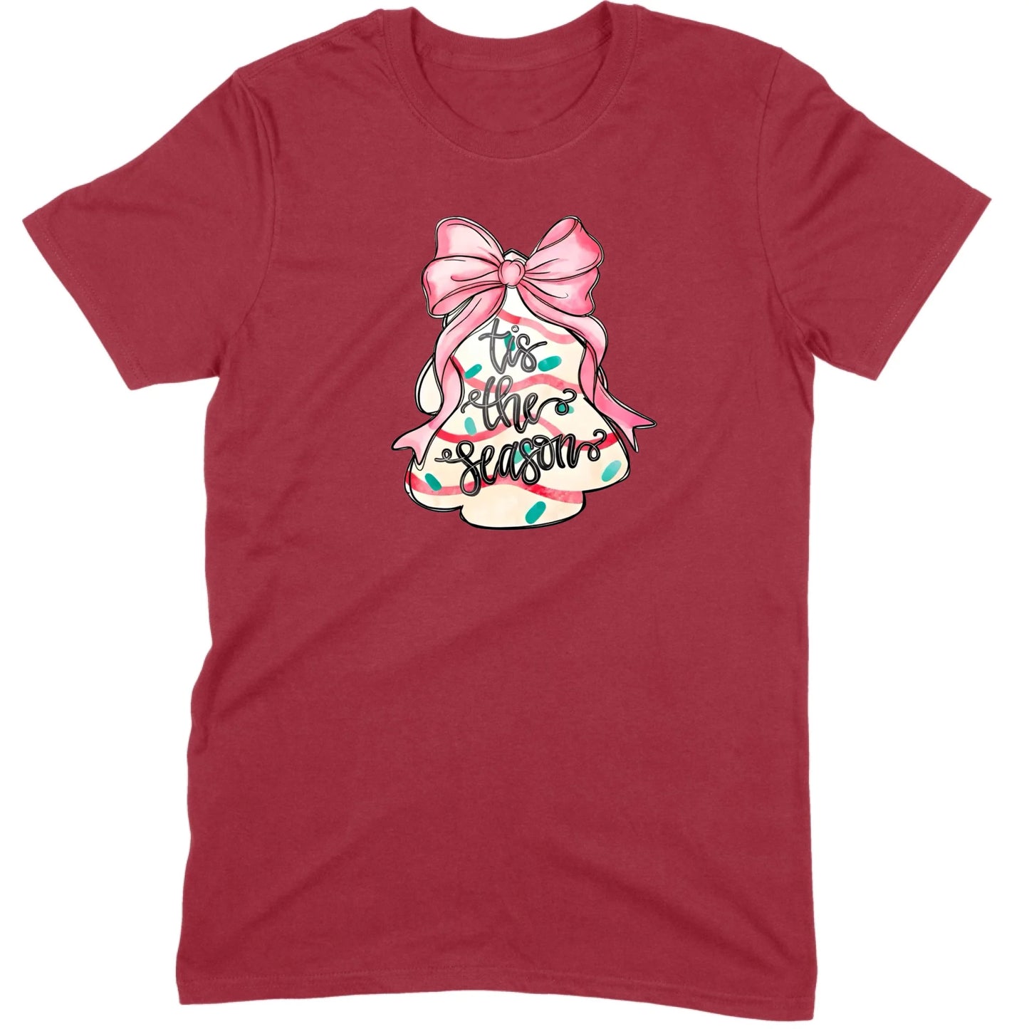 ’Tis The Season Bow Tree Tee