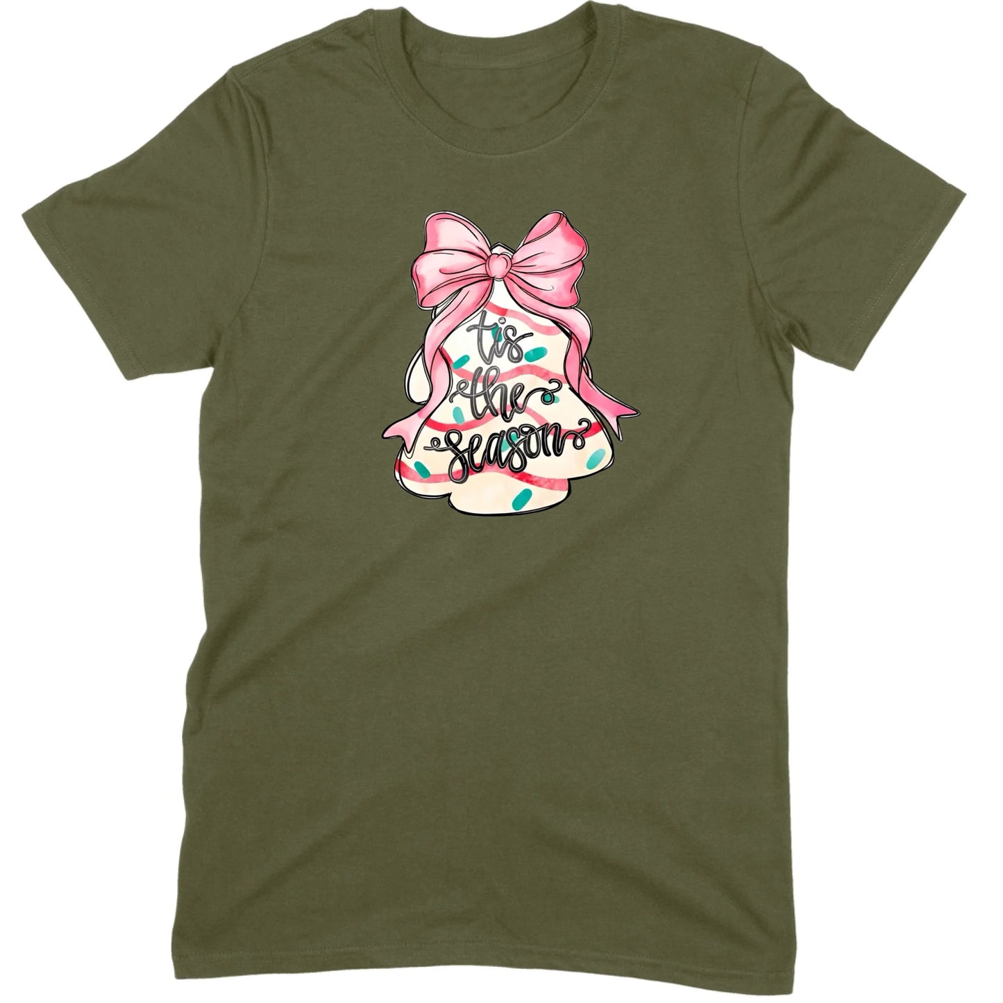 ’Tis The Season Bow Tree Tee