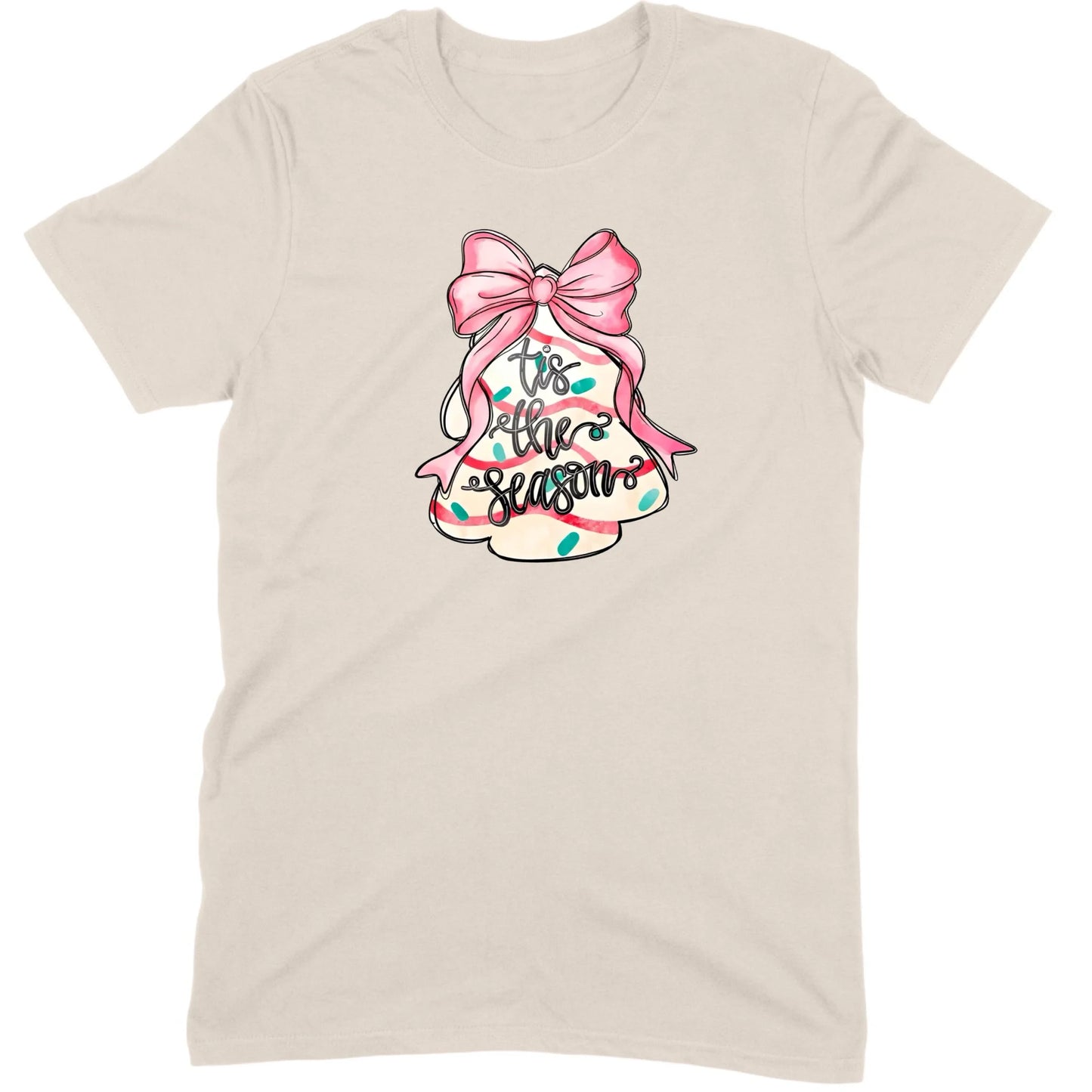 ’Tis The Season Bow Tree Tee