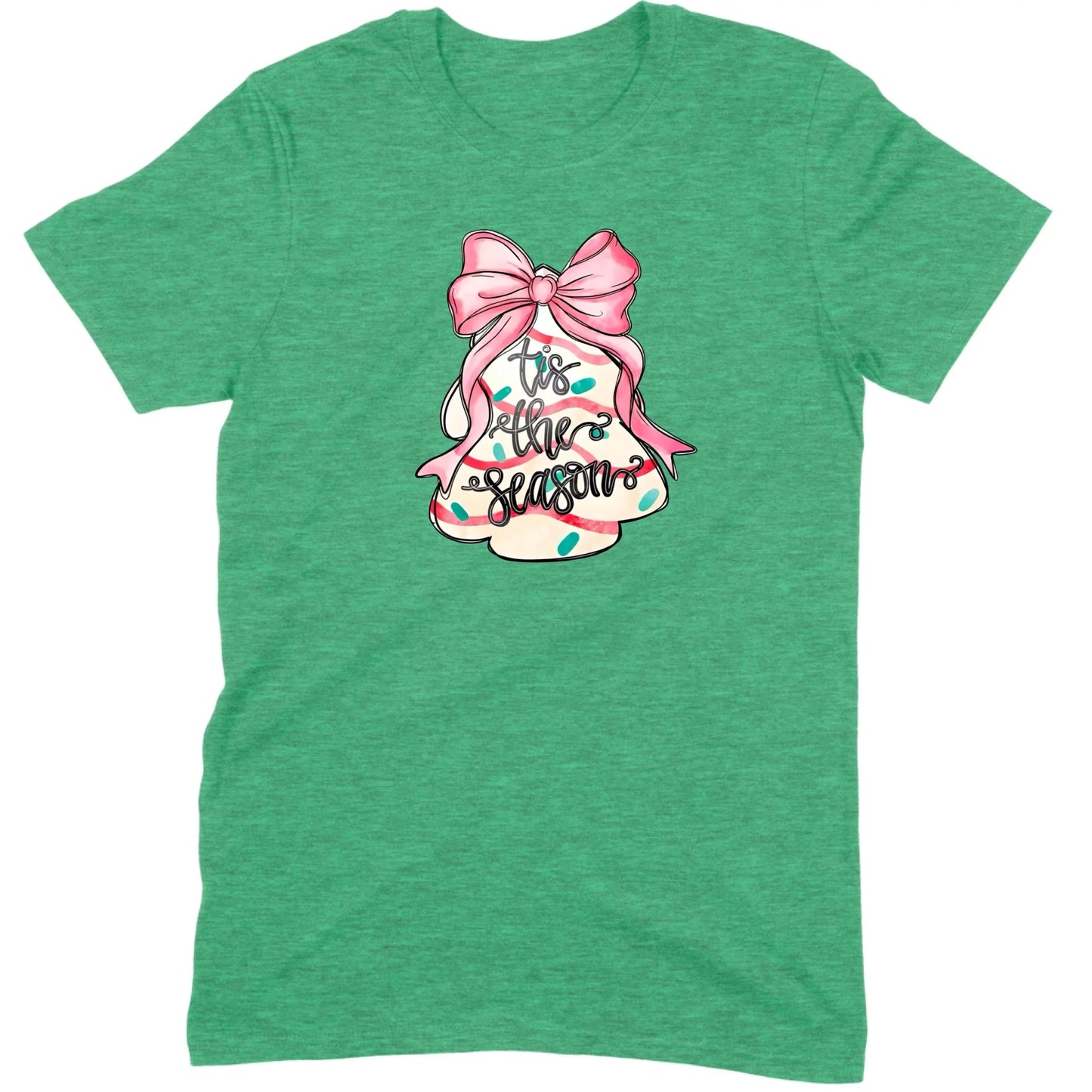 ’Tis The Season Bow Tree Tee