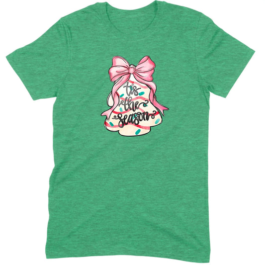 ’Tis The Season Bow Tree Tee