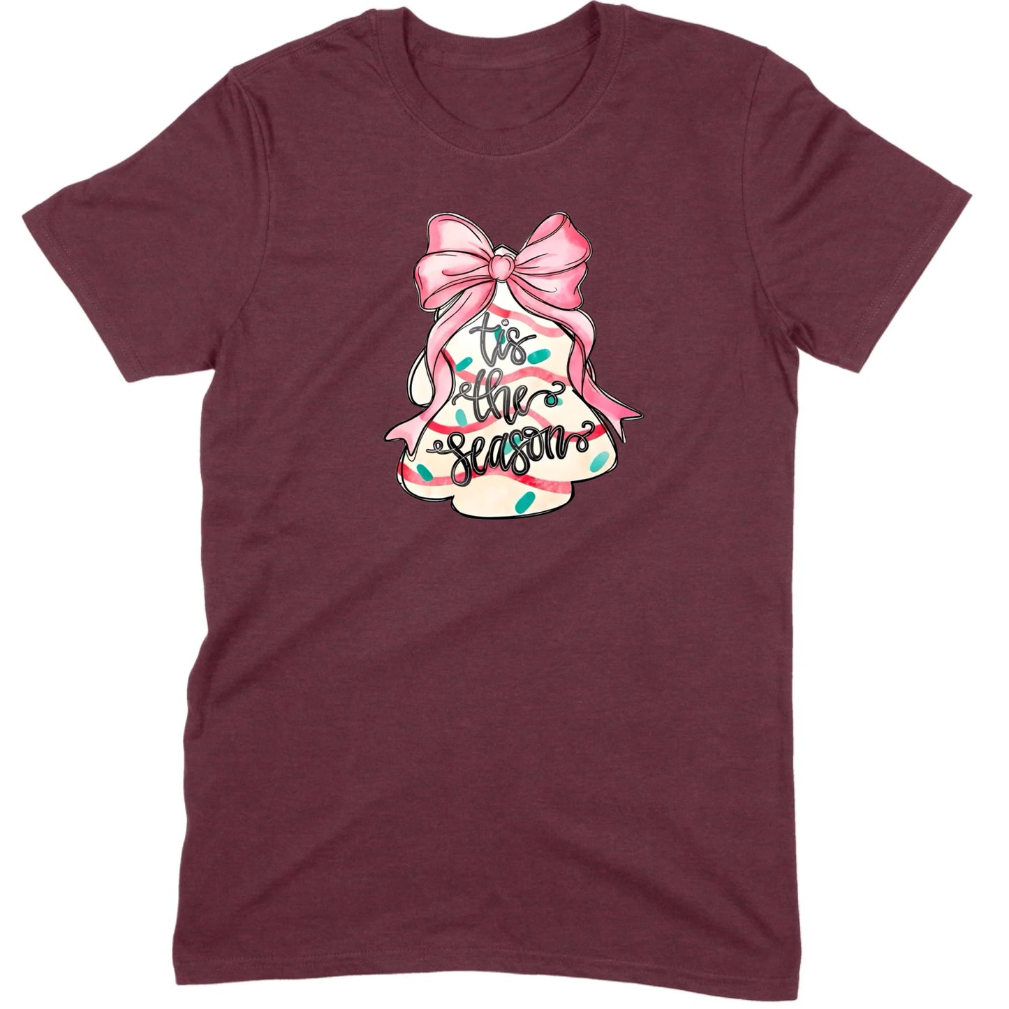 ’Tis The Season Bow Tree Tee