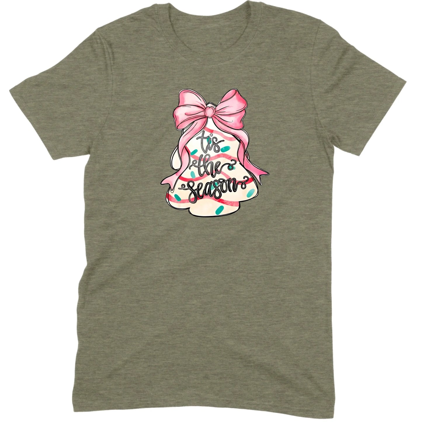 ’Tis The Season Bow Tree Tee