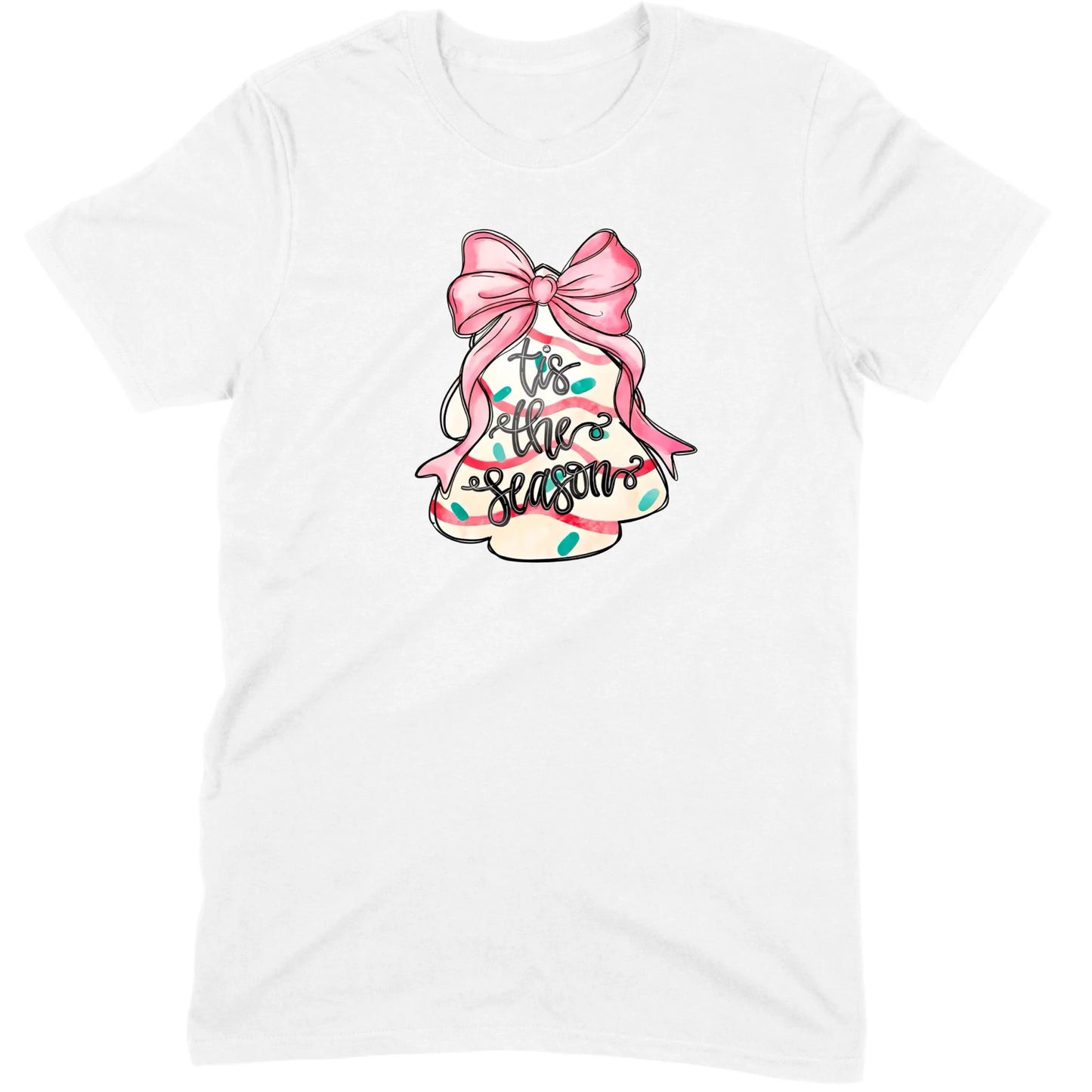 ’Tis The Season Bow Tree Tee