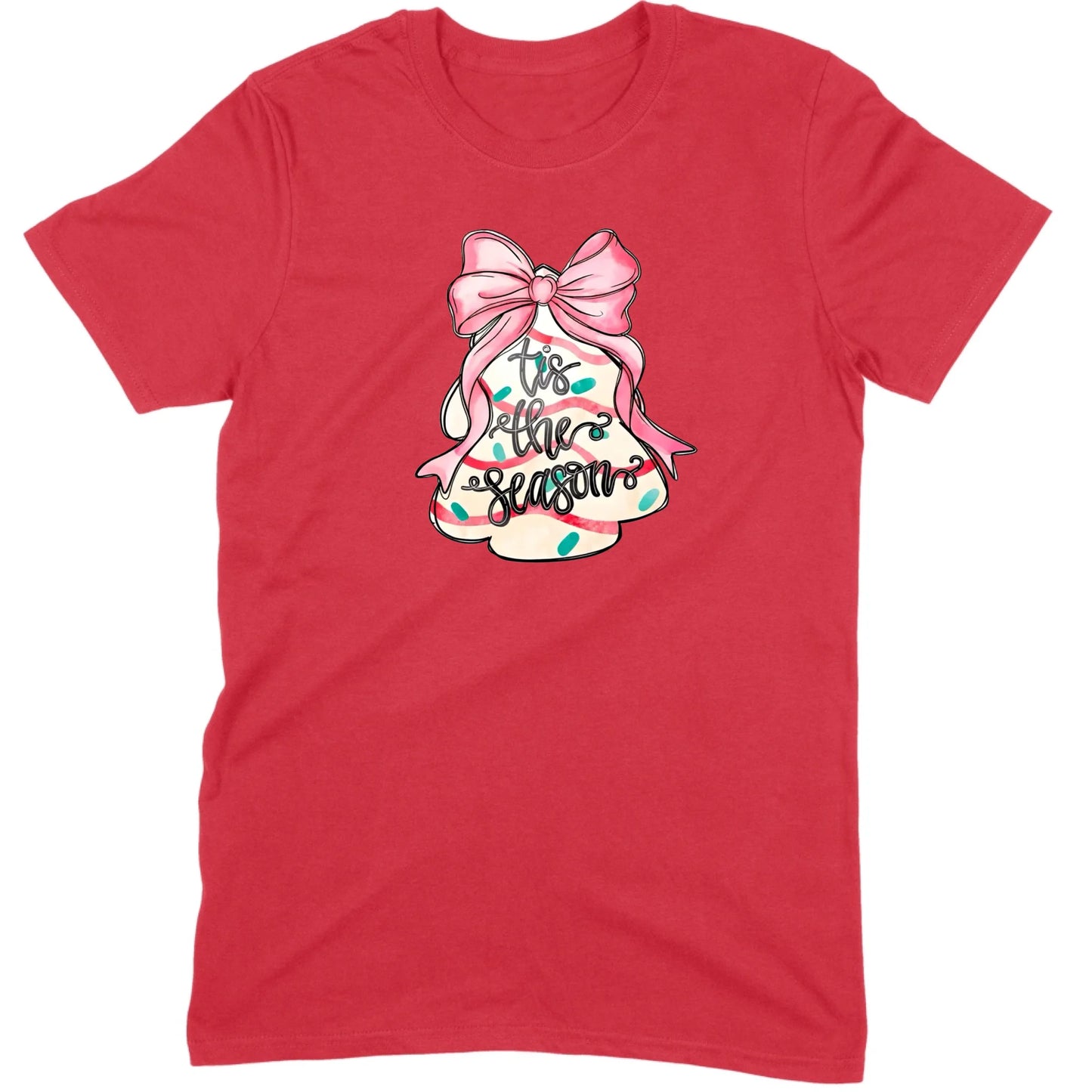 ’Tis The Season Bow Tree Tee