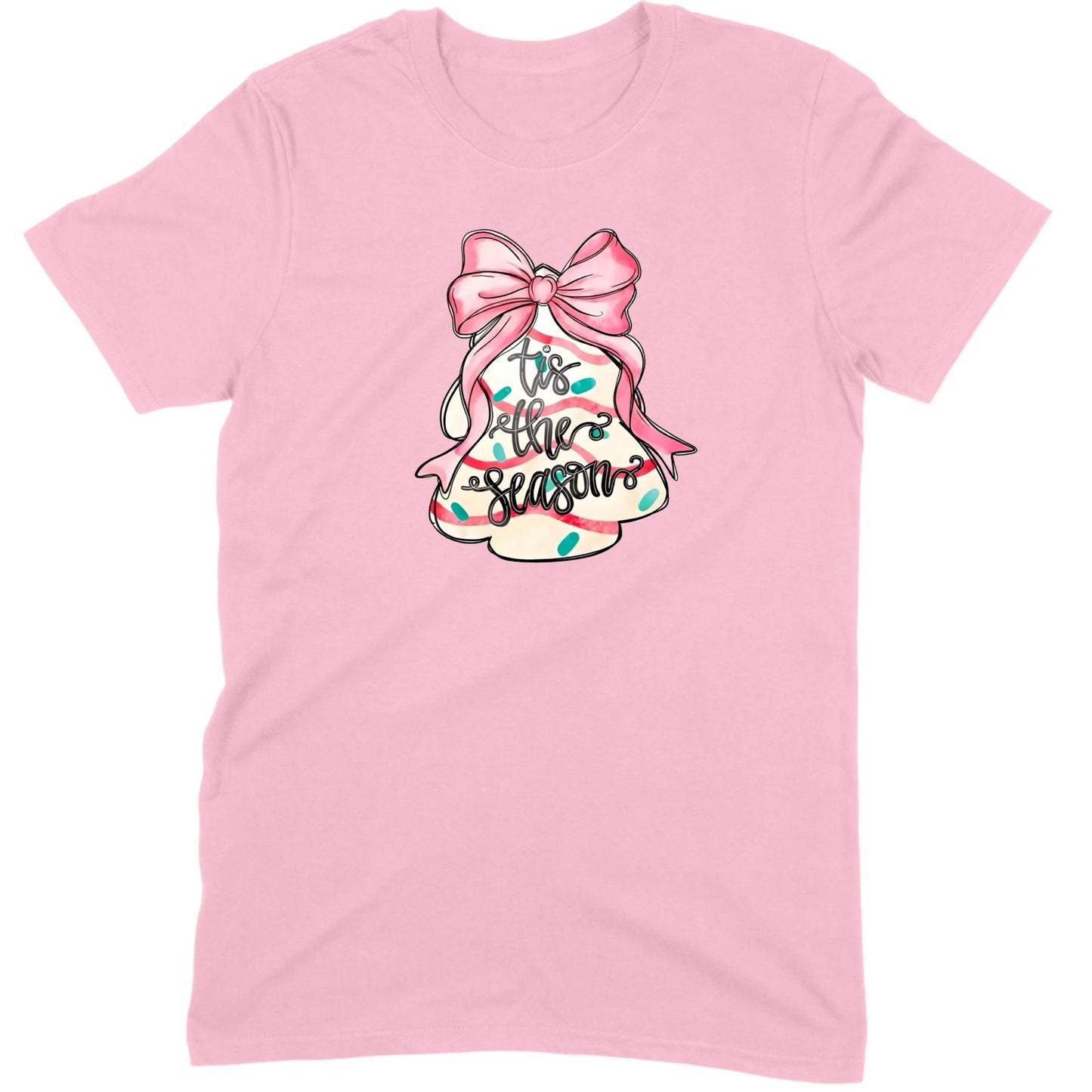 ’Tis The Season Bow Tree Tee