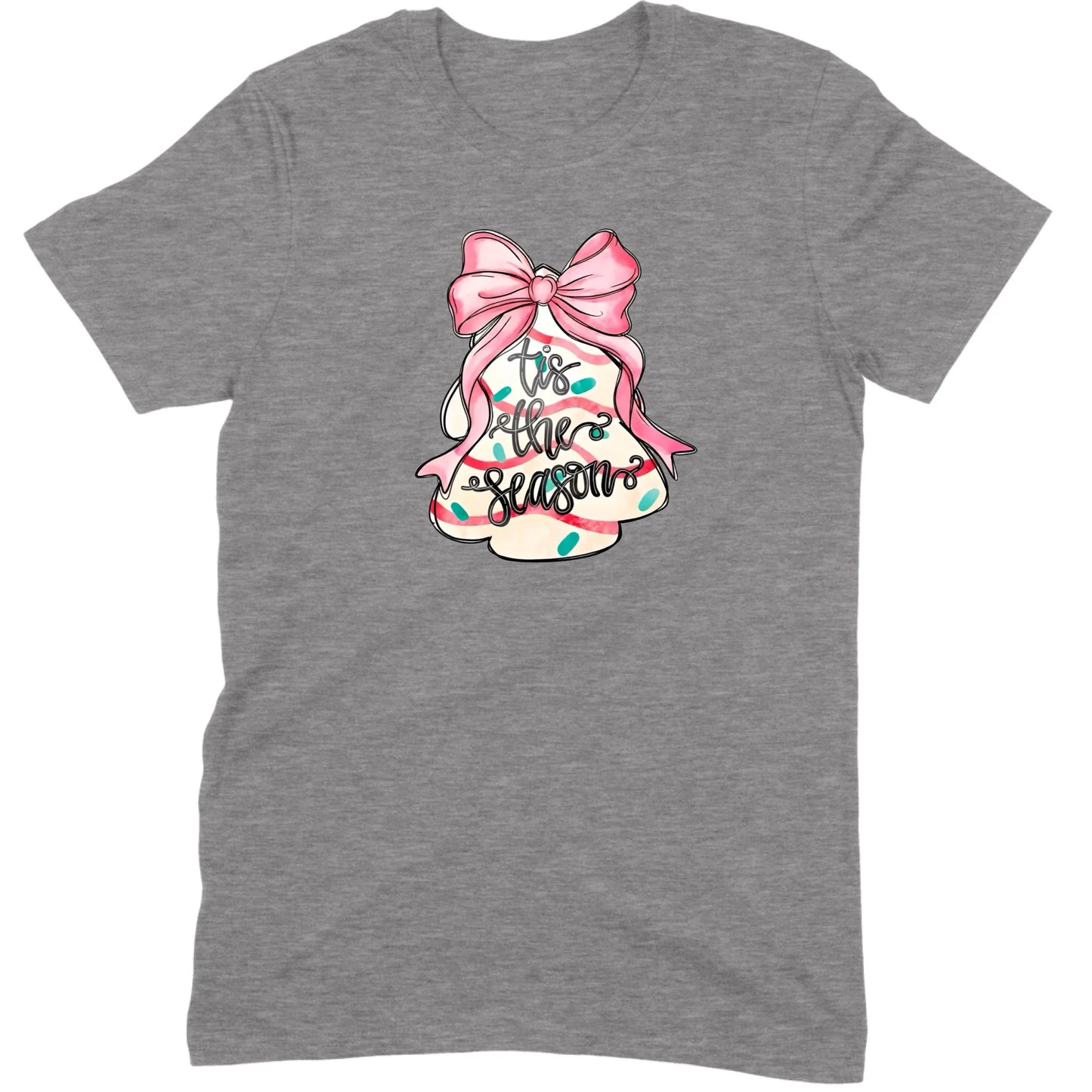 ’Tis The Season Bow Tree Tee