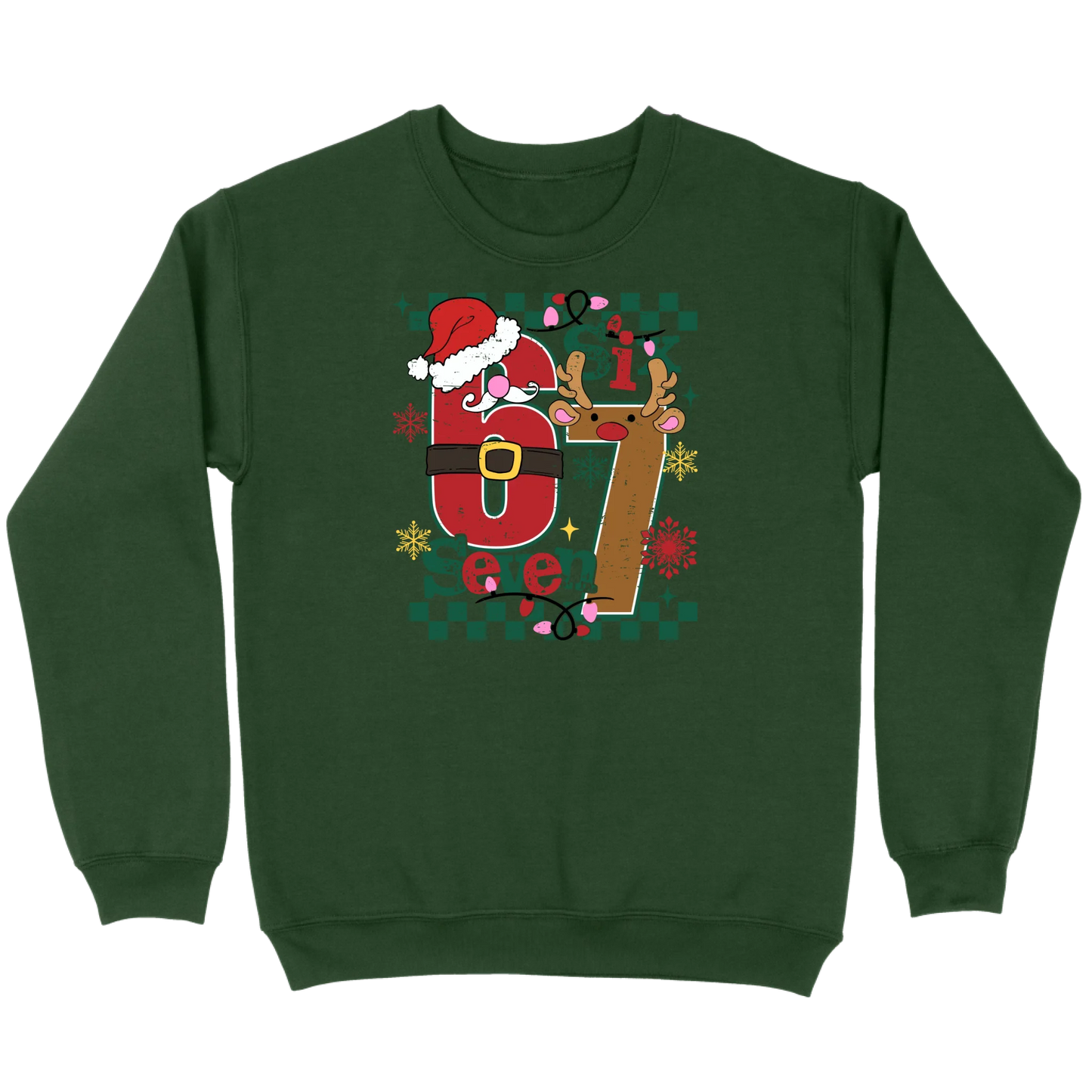 67 Santa & Reindeer Sweatshirt