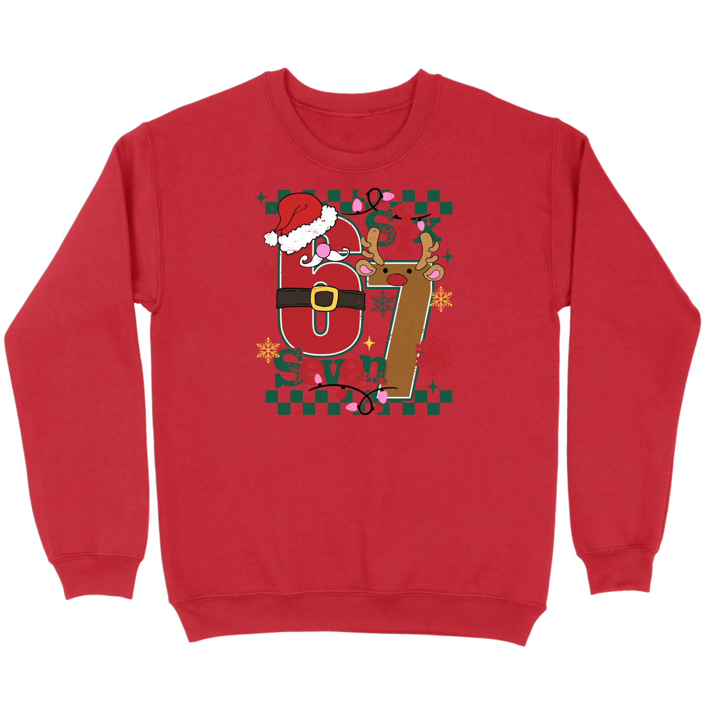 67 Santa & Reindeer Sweatshirt