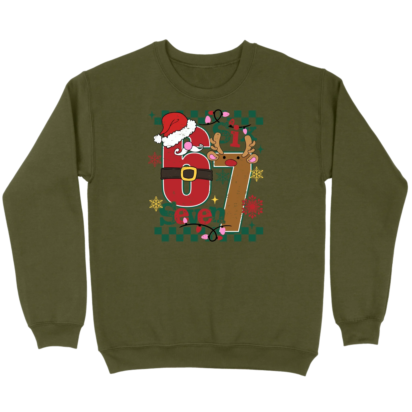 67 Santa & Reindeer Sweatshirt