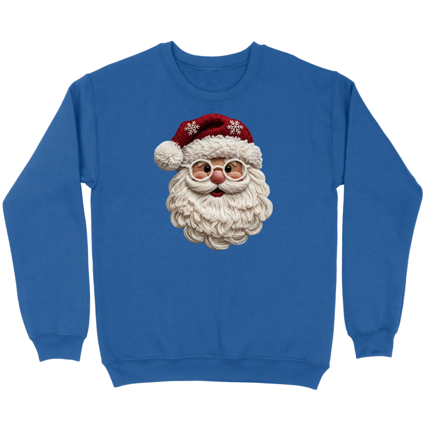 Cozy Crochet Santa Sweatshirt