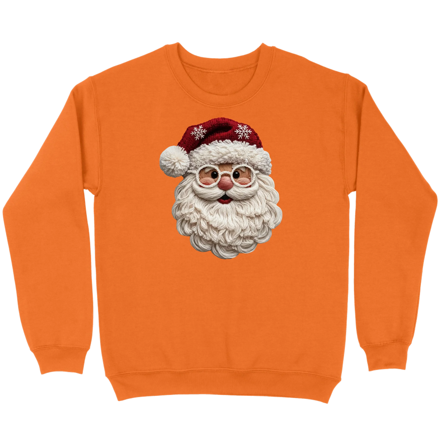 Cozy Crochet Santa Sweatshirt