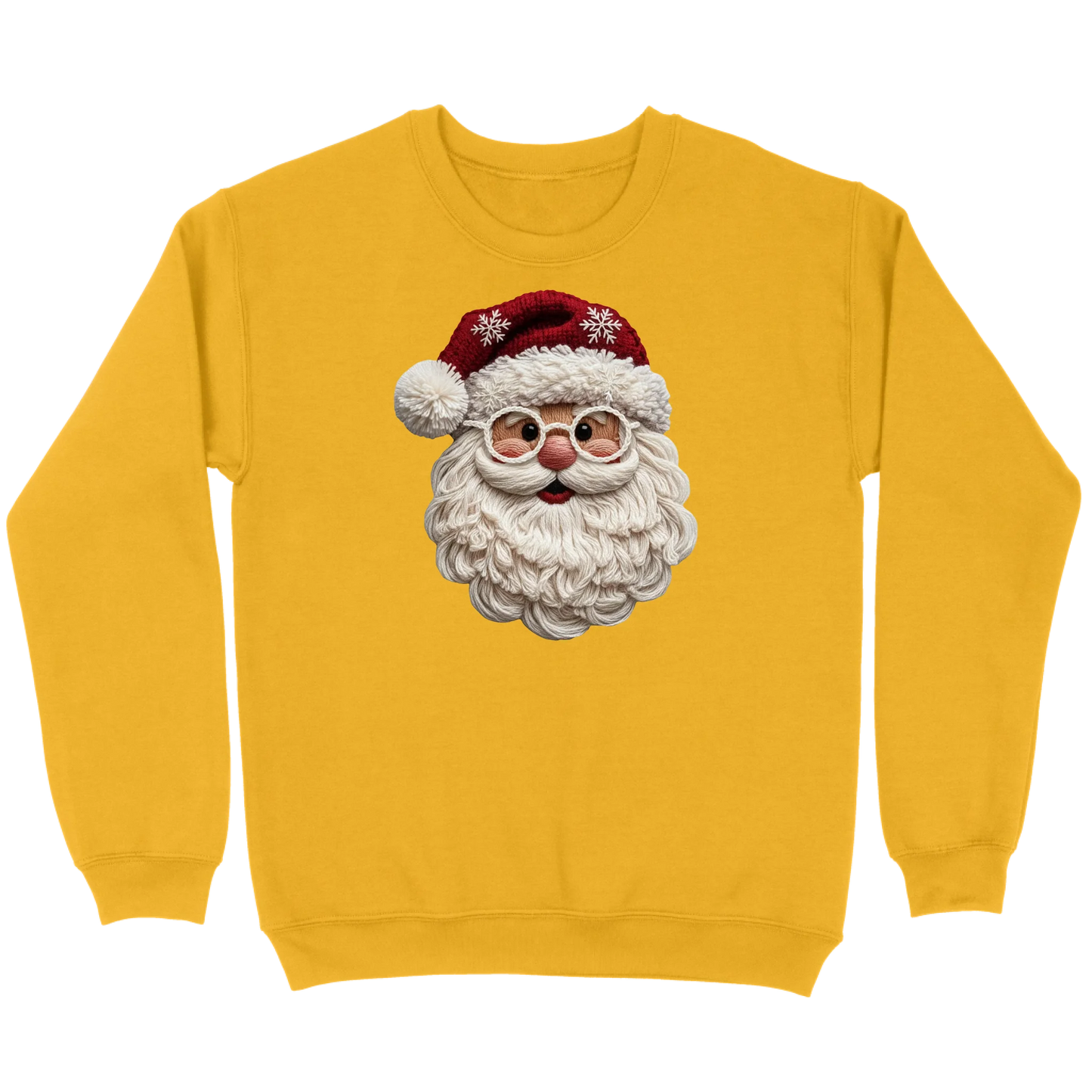 Cozy Crochet Santa Sweatshirt