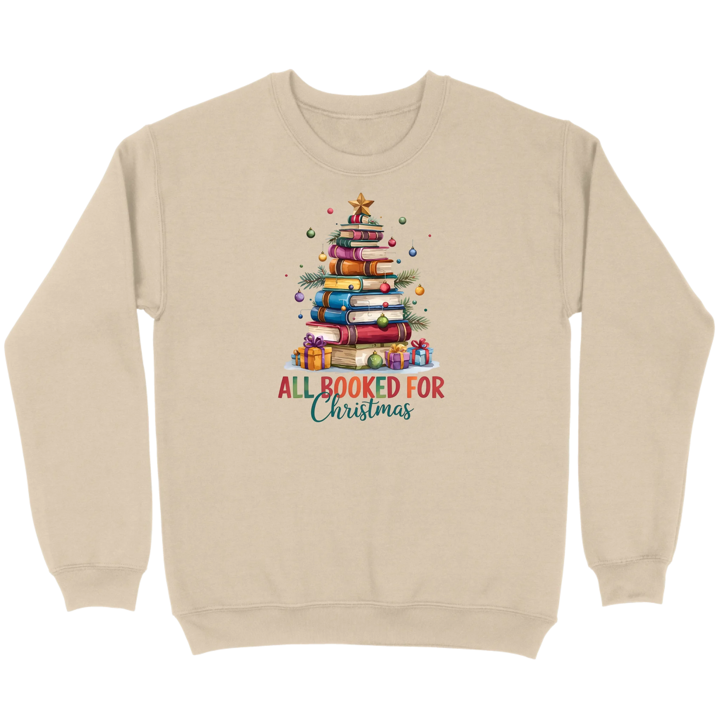 All Booked for Christmas Sweatshirt