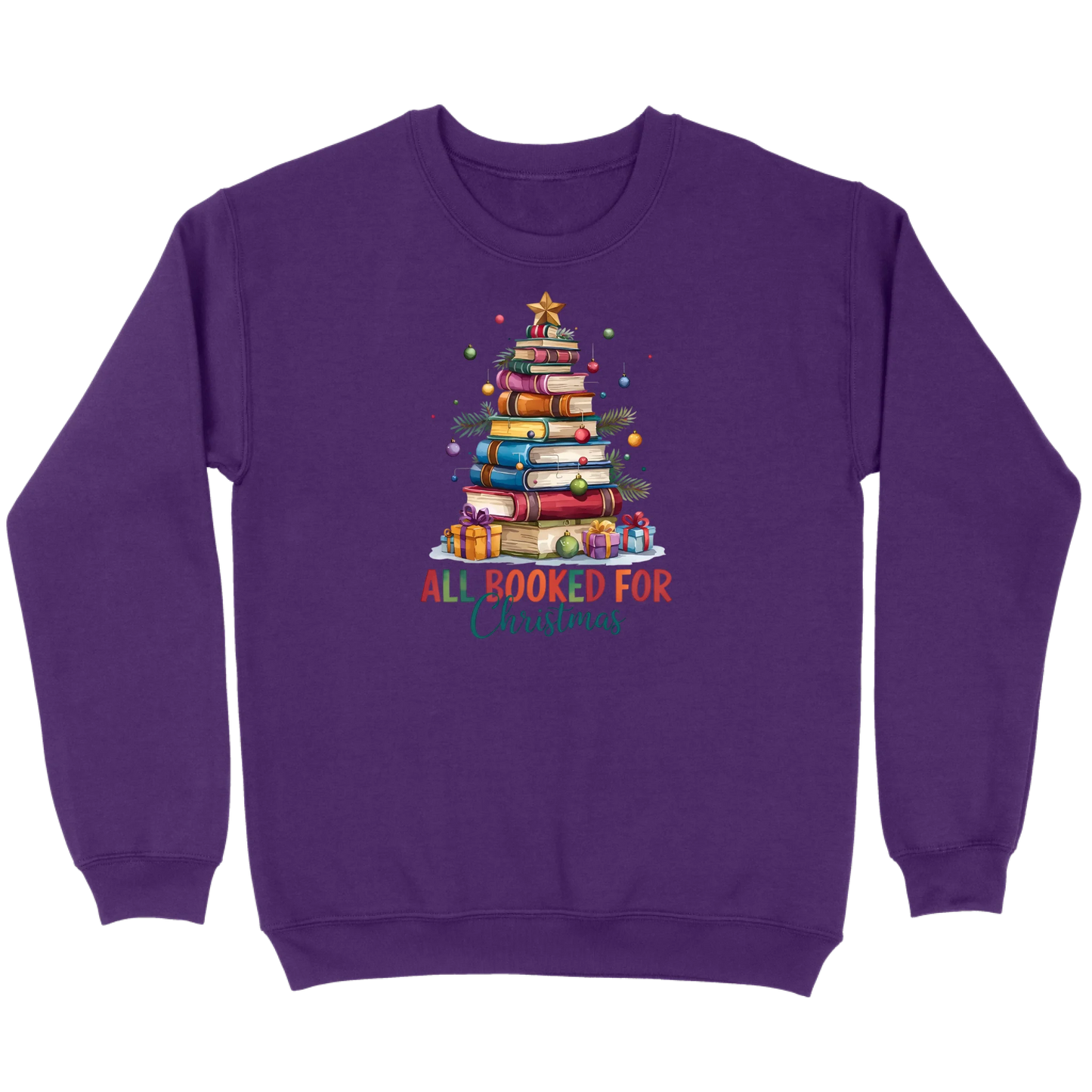 All Booked for Christmas Sweatshirt