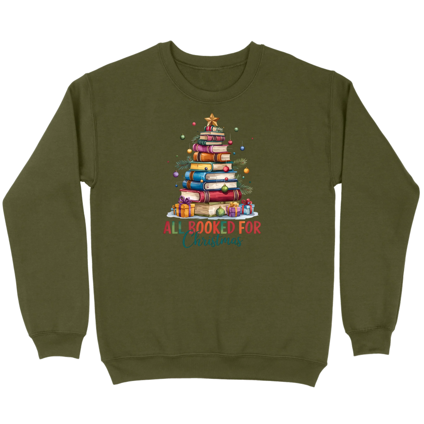 All Booked for Christmas Sweatshirt