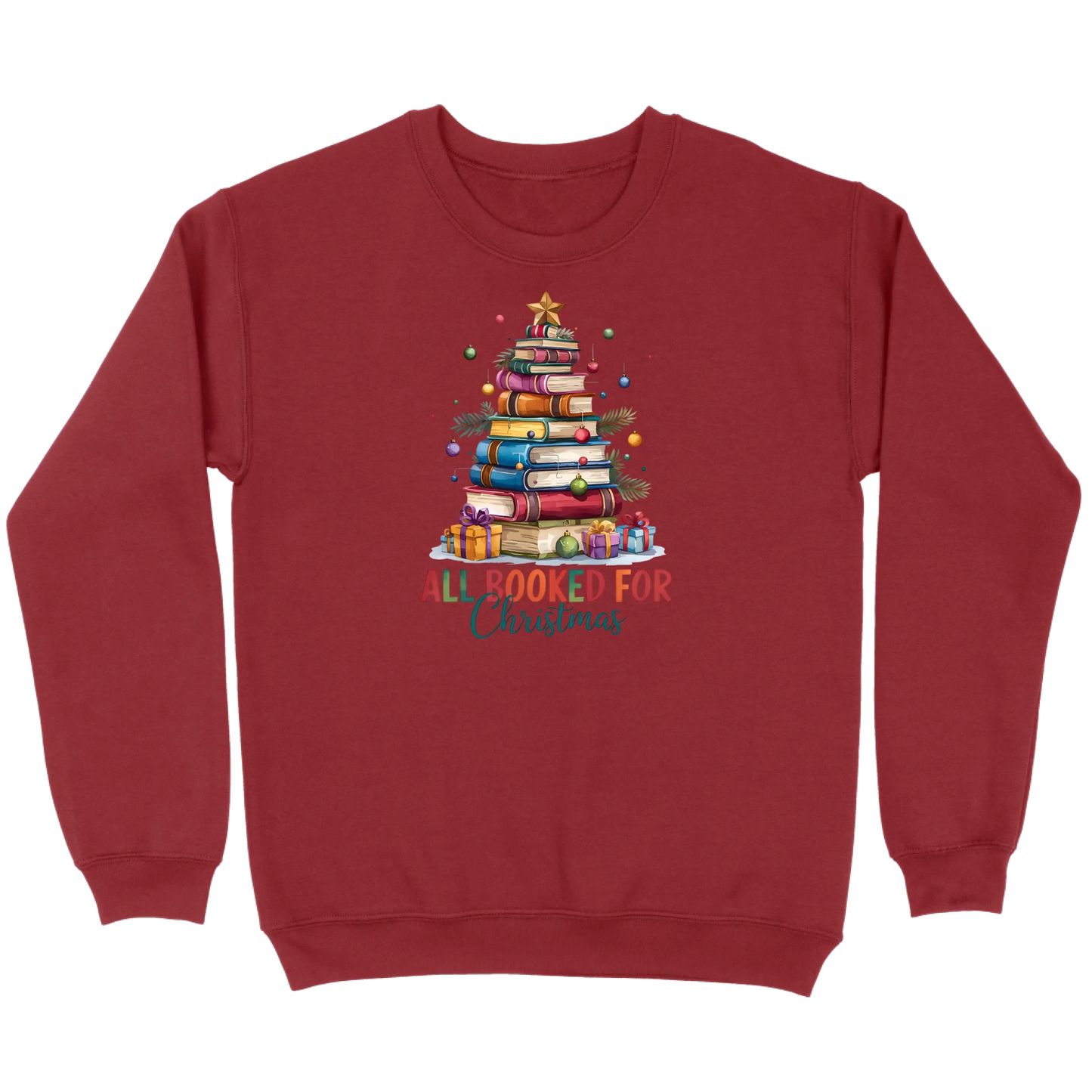 All Booked for Christmas Sweatshirt