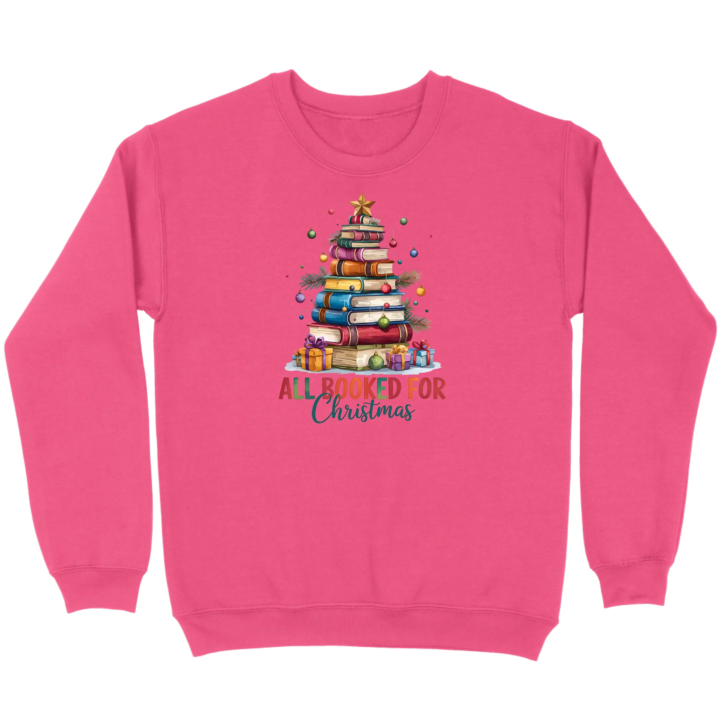 All Booked for Christmas Sweatshirt