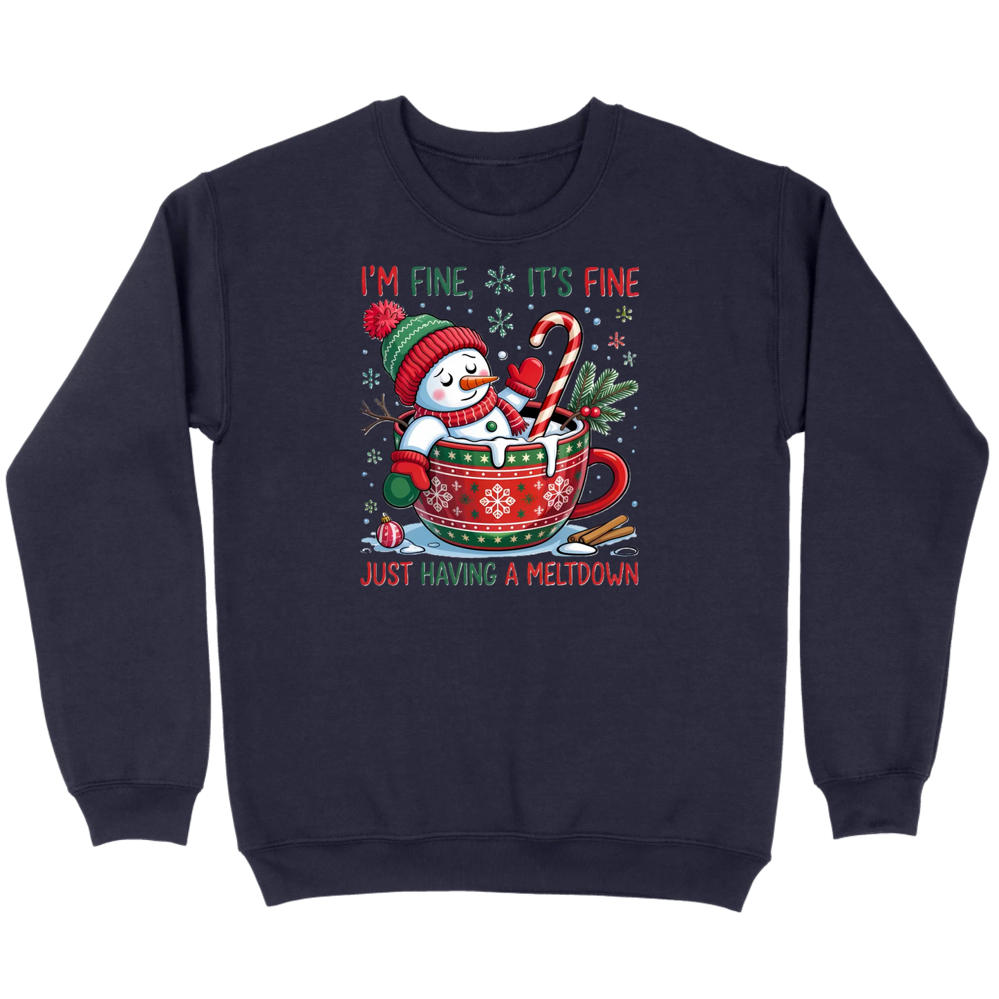Snowman Meltdown Sweatshirt