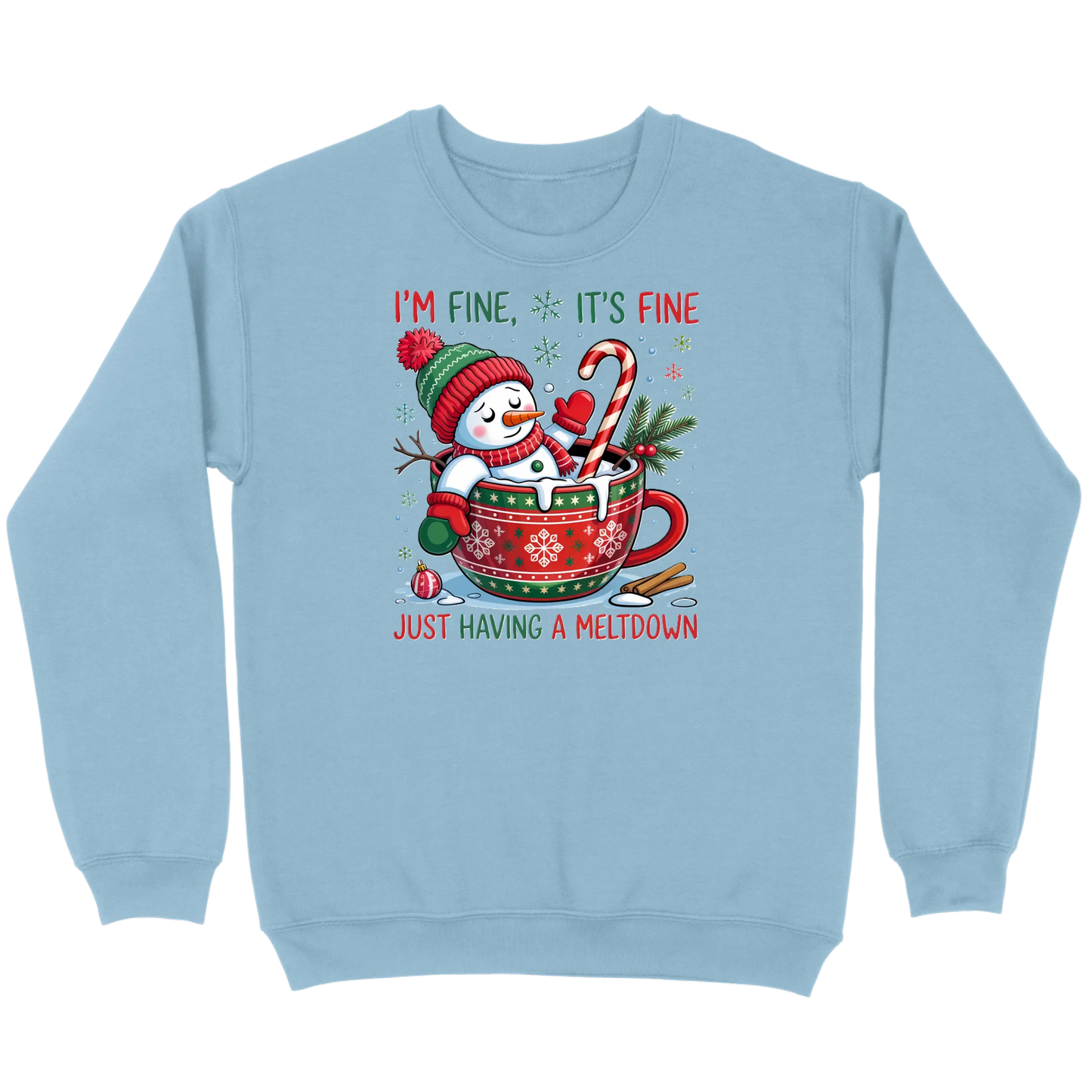 Snowman Meltdown Sweatshirt