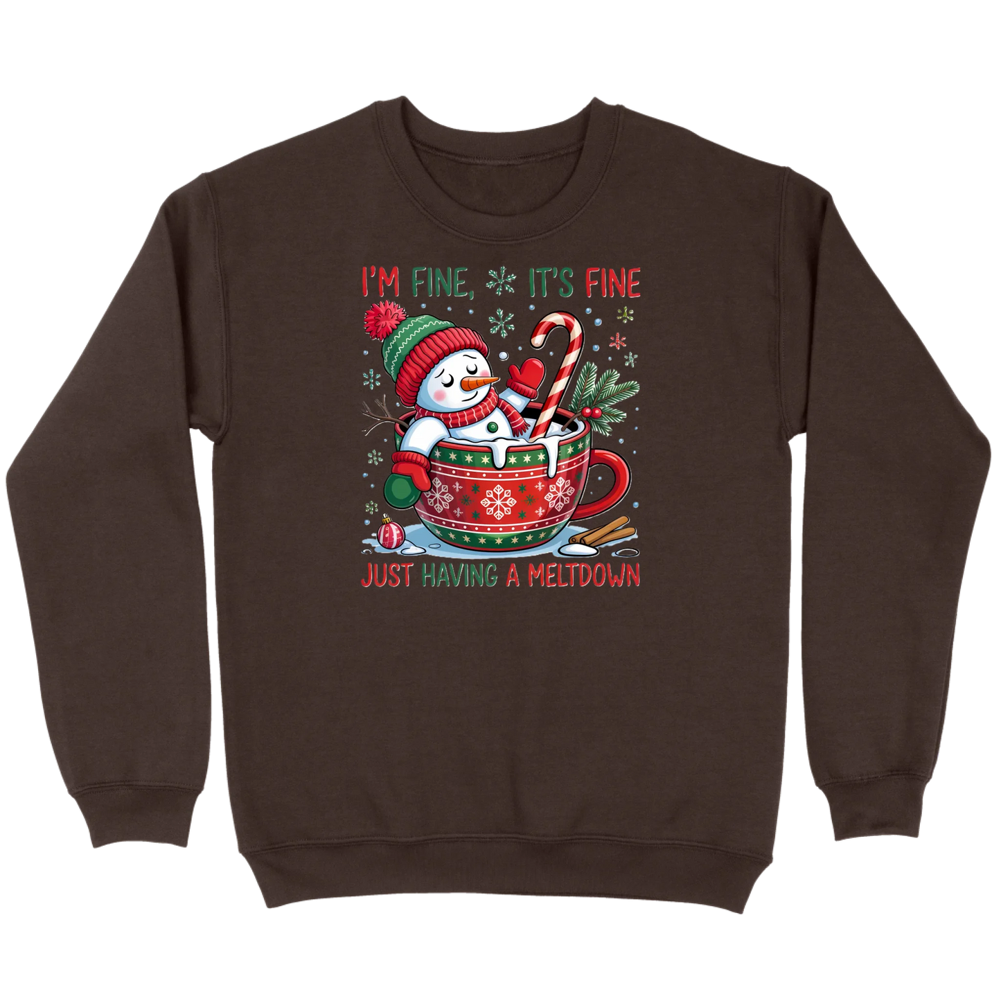 Snowman Meltdown Sweatshirt