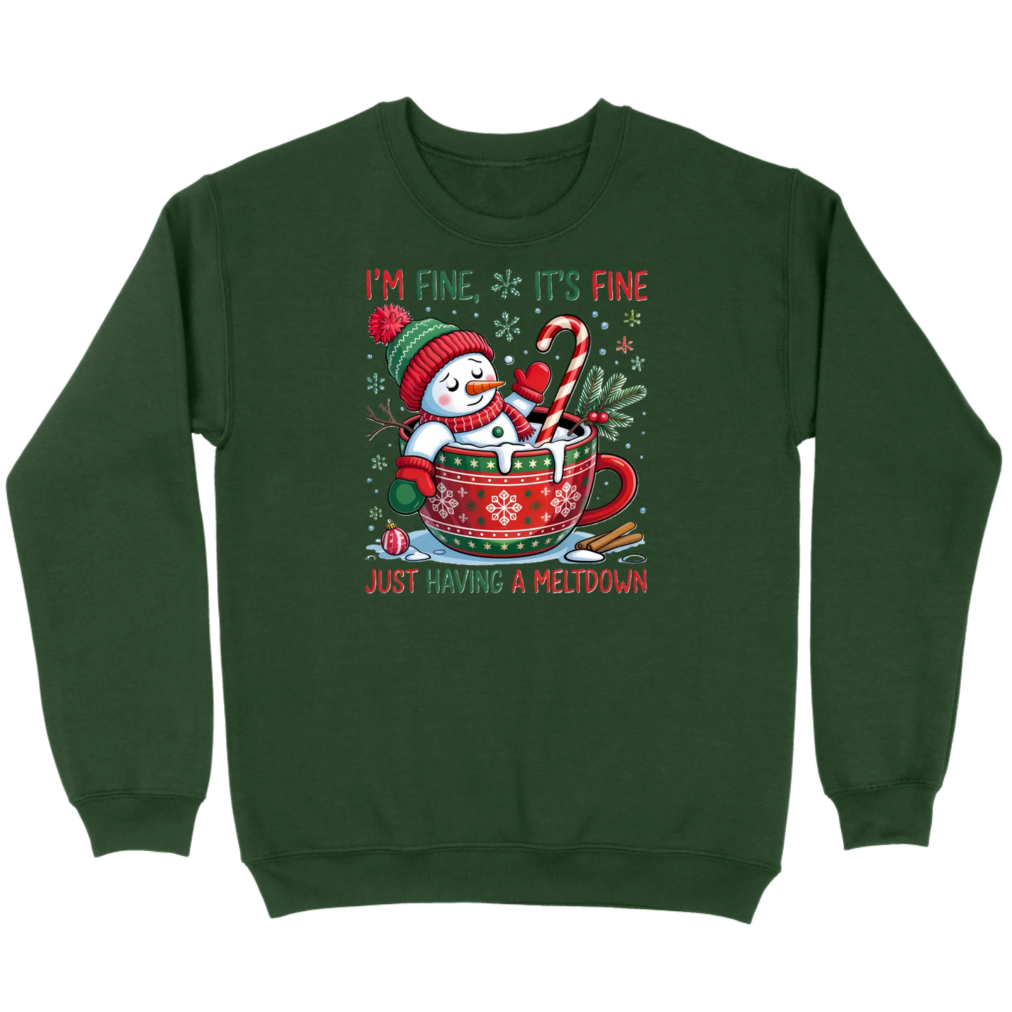 Snowman Meltdown Sweatshirt