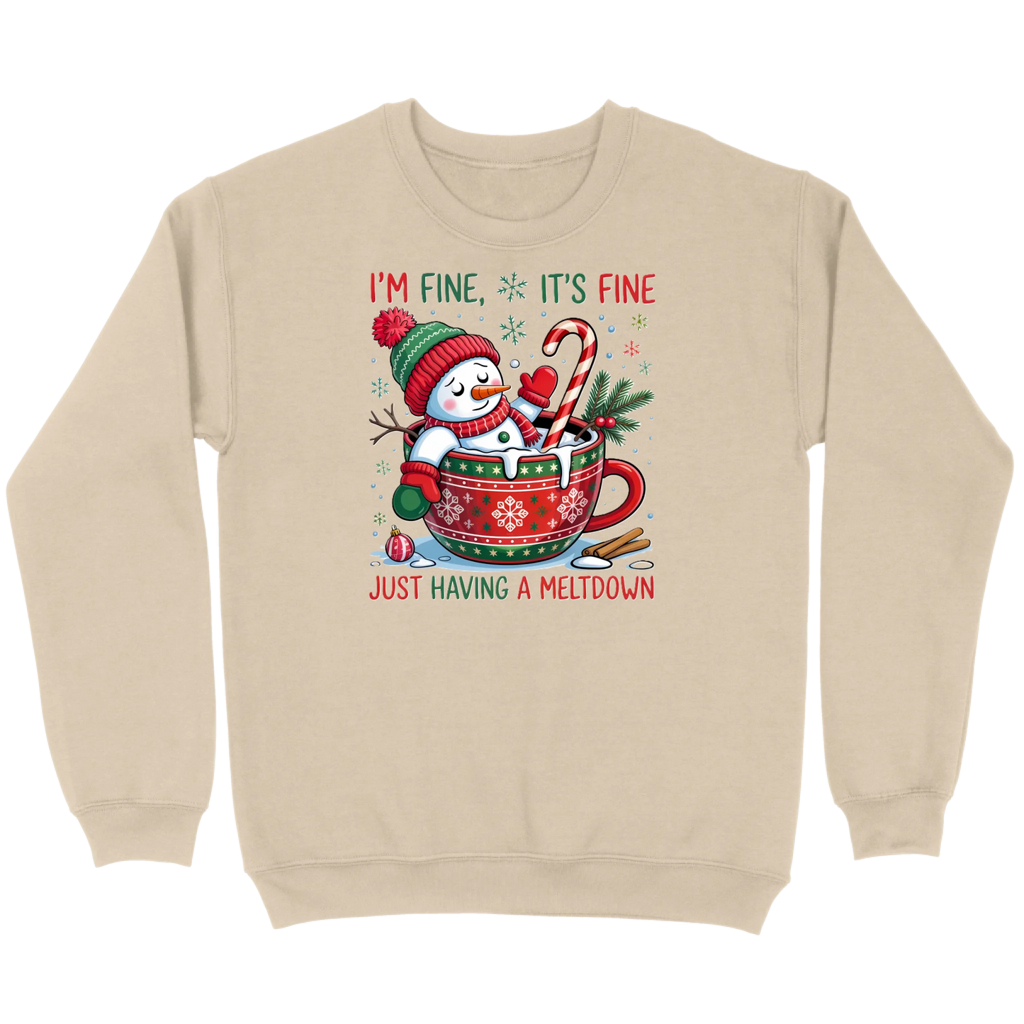Snowman Meltdown Sweatshirt
