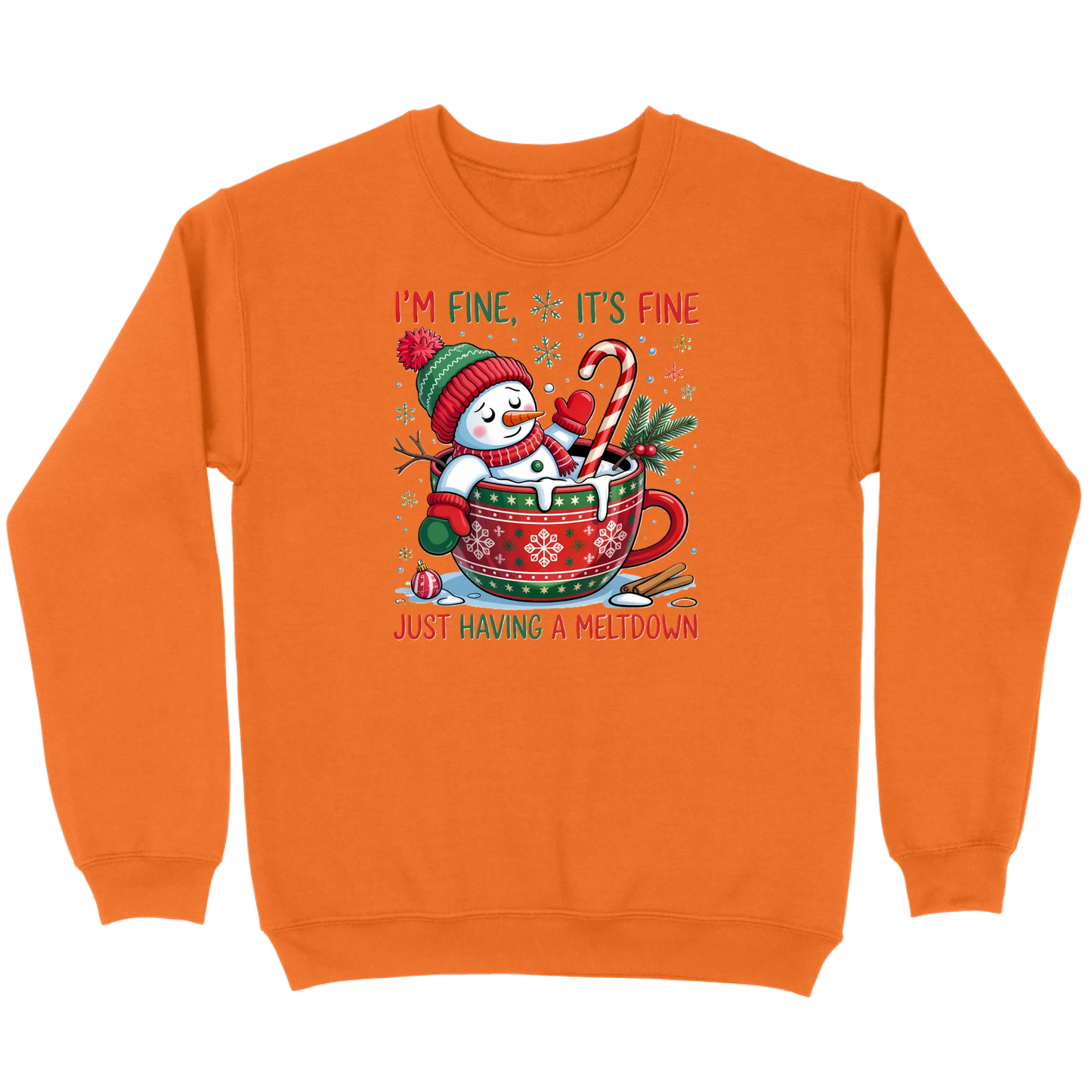 Snowman Meltdown Sweatshirt