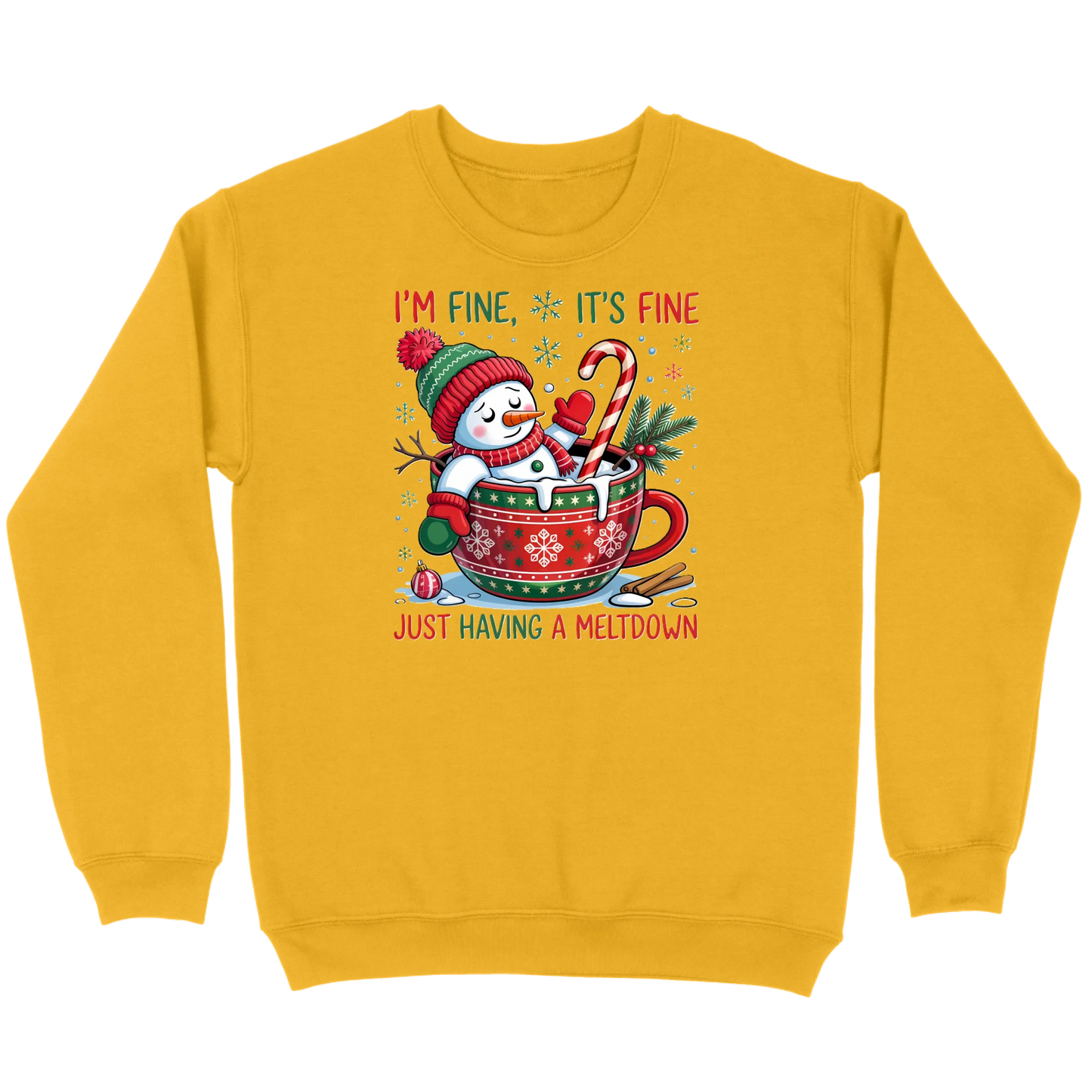 Snowman Meltdown Sweatshirt