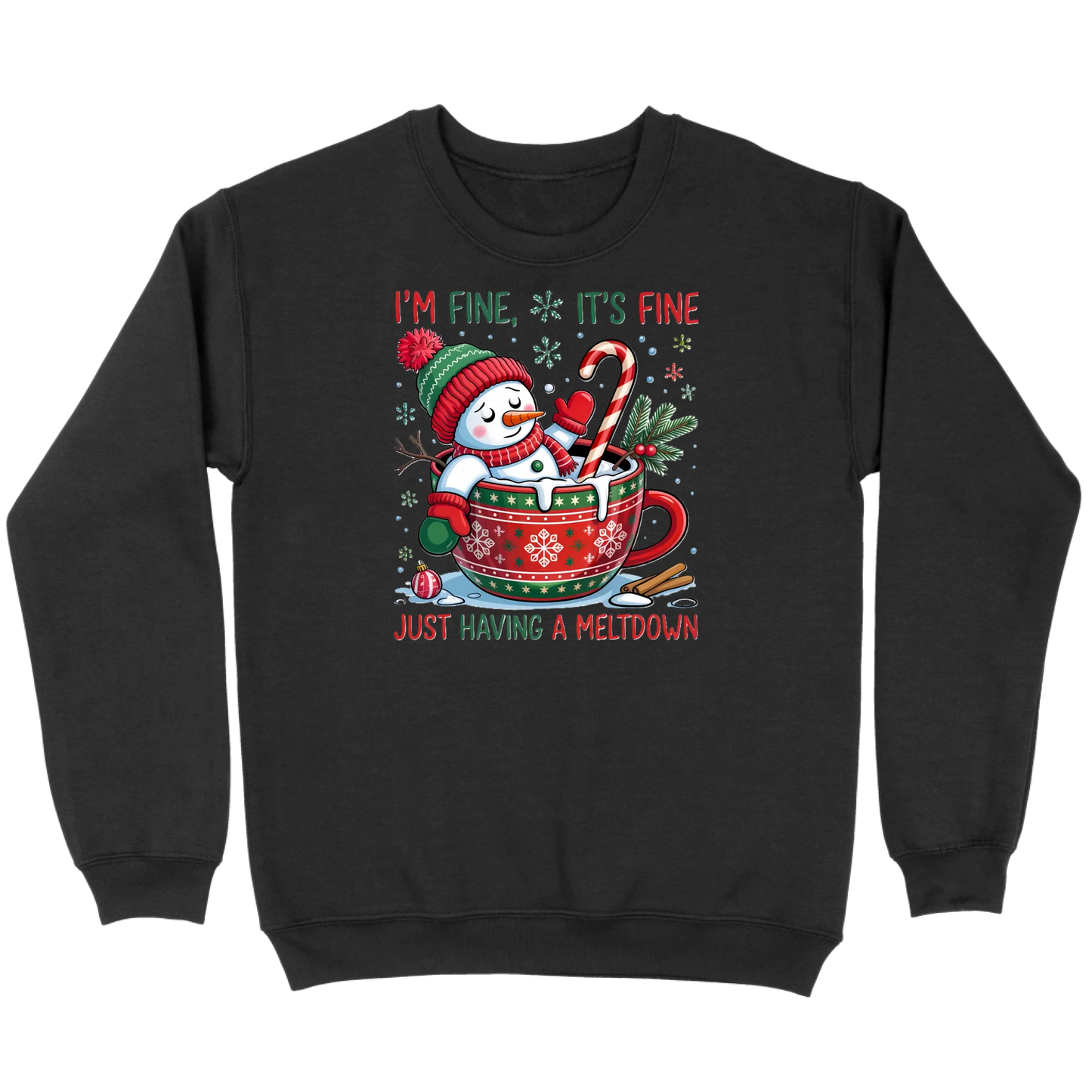 Snowman Meltdown Sweatshirt