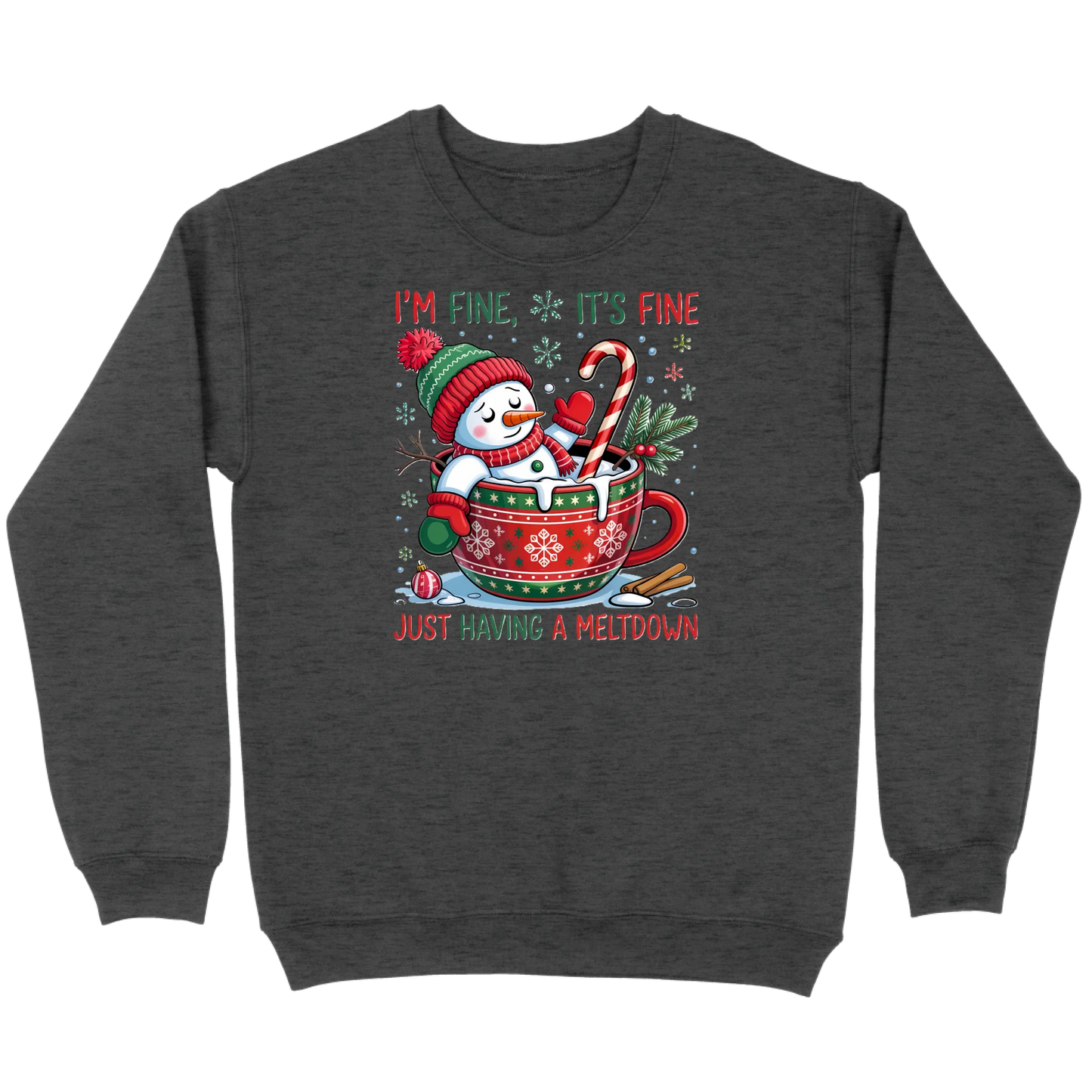 Snowman Meltdown Sweatshirt