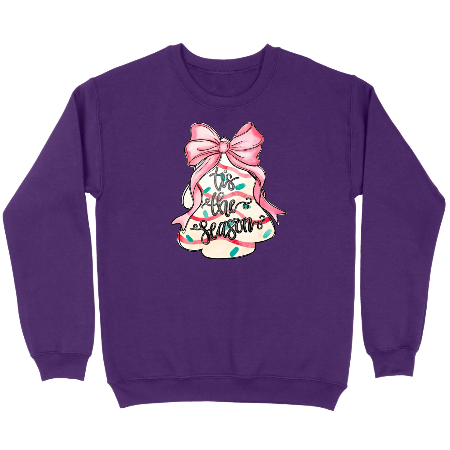 ’Tis The Season Bow Tree Sweatshirt