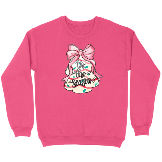 ’Tis The Season Bow Tree Sweatshirt