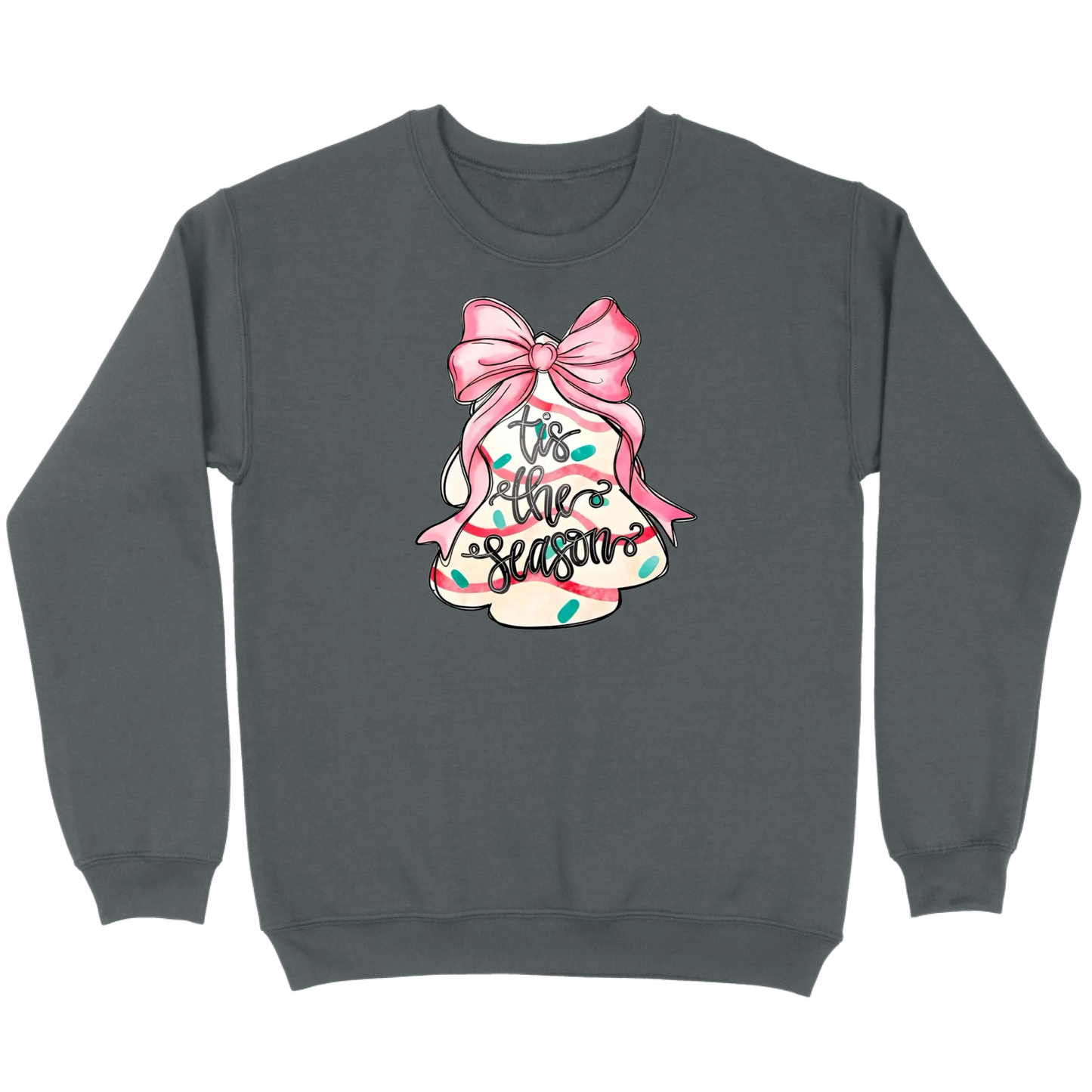 ’Tis The Season Bow Tree Sweatshirt