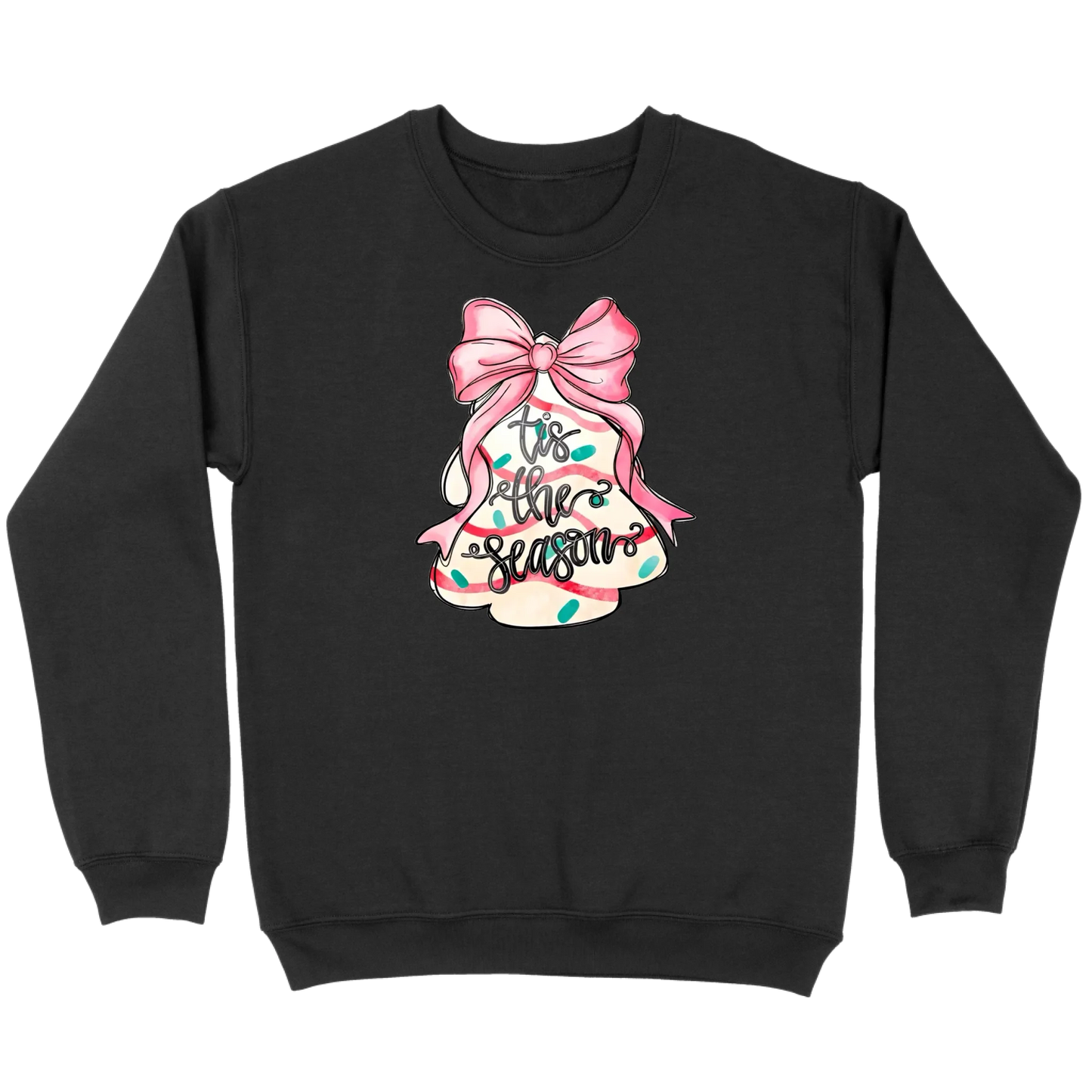 ’Tis The Season Bow Tree Sweatshirt
