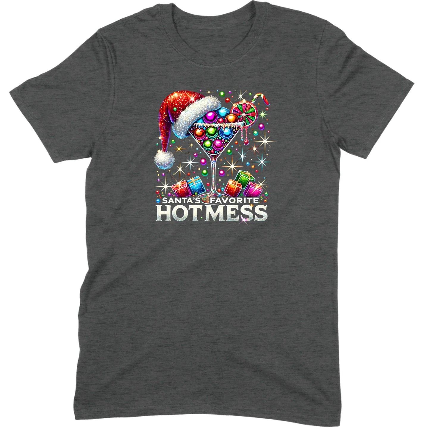 Santa’s Favorite Hot Mess Cocktail Tee