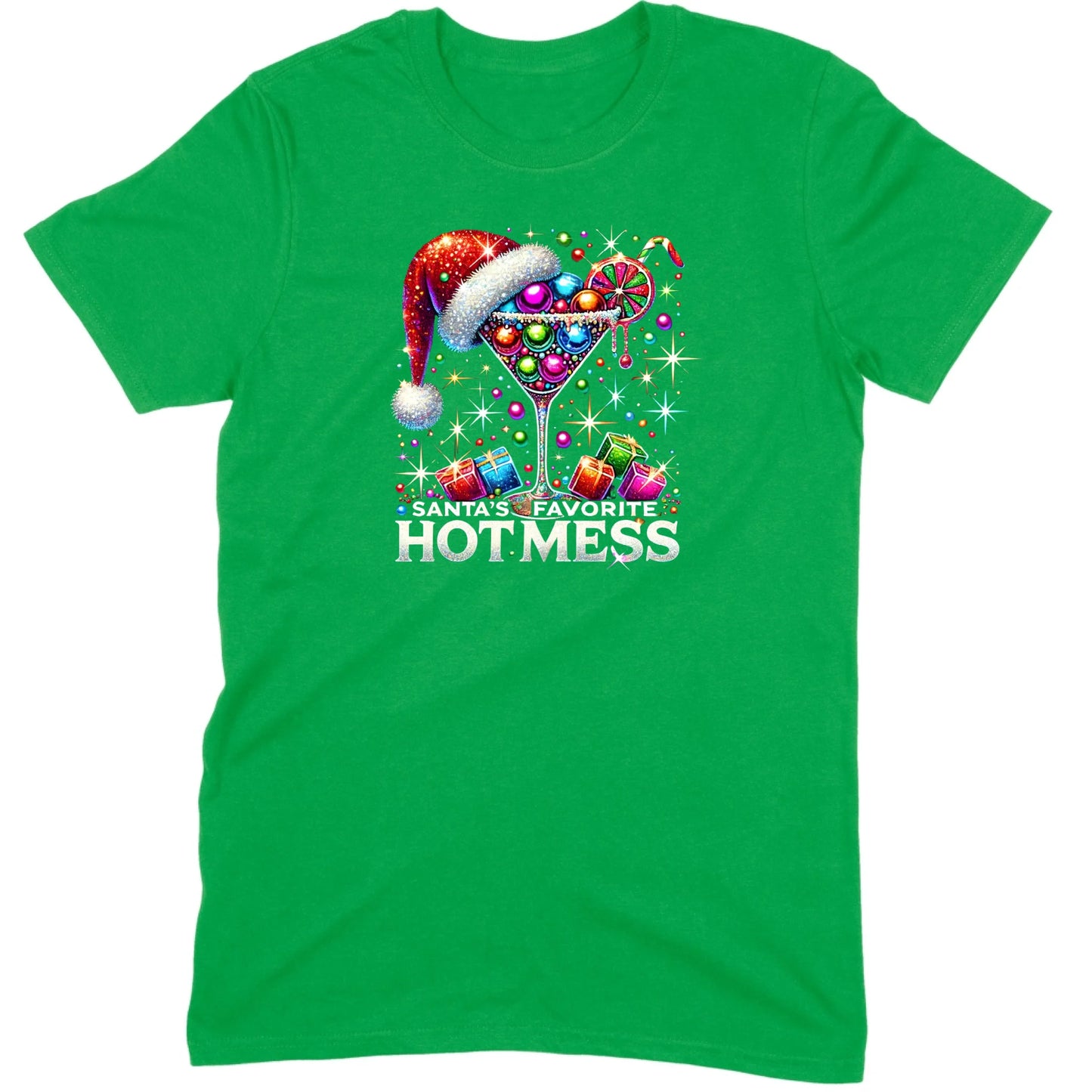 Santa’s Favorite Hot Mess Cocktail Tee