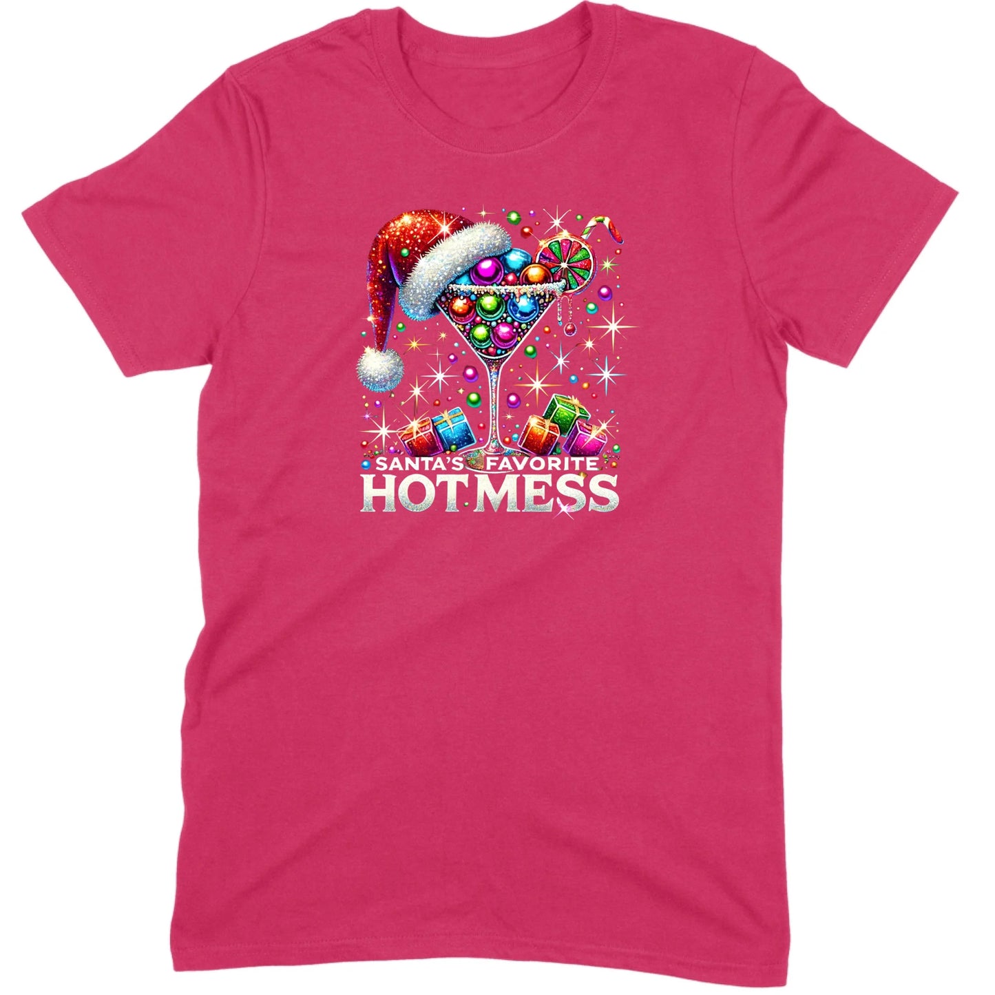 Santa’s Favorite Hot Mess Cocktail Tee