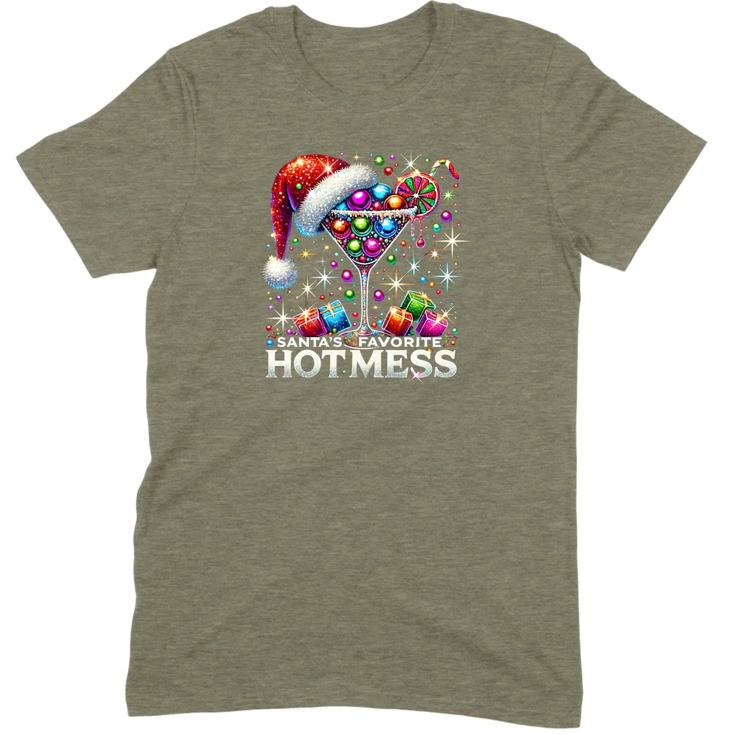 Santa’s Favorite Hot Mess Cocktail Tee