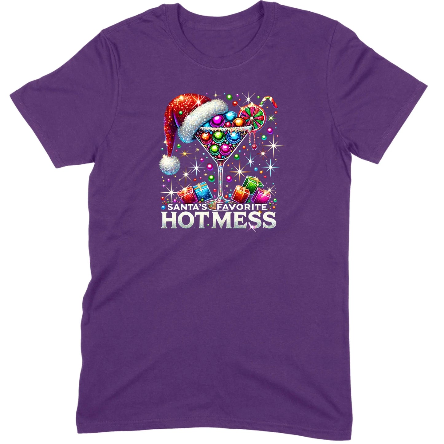 Santa’s Favorite Hot Mess Cocktail Tee